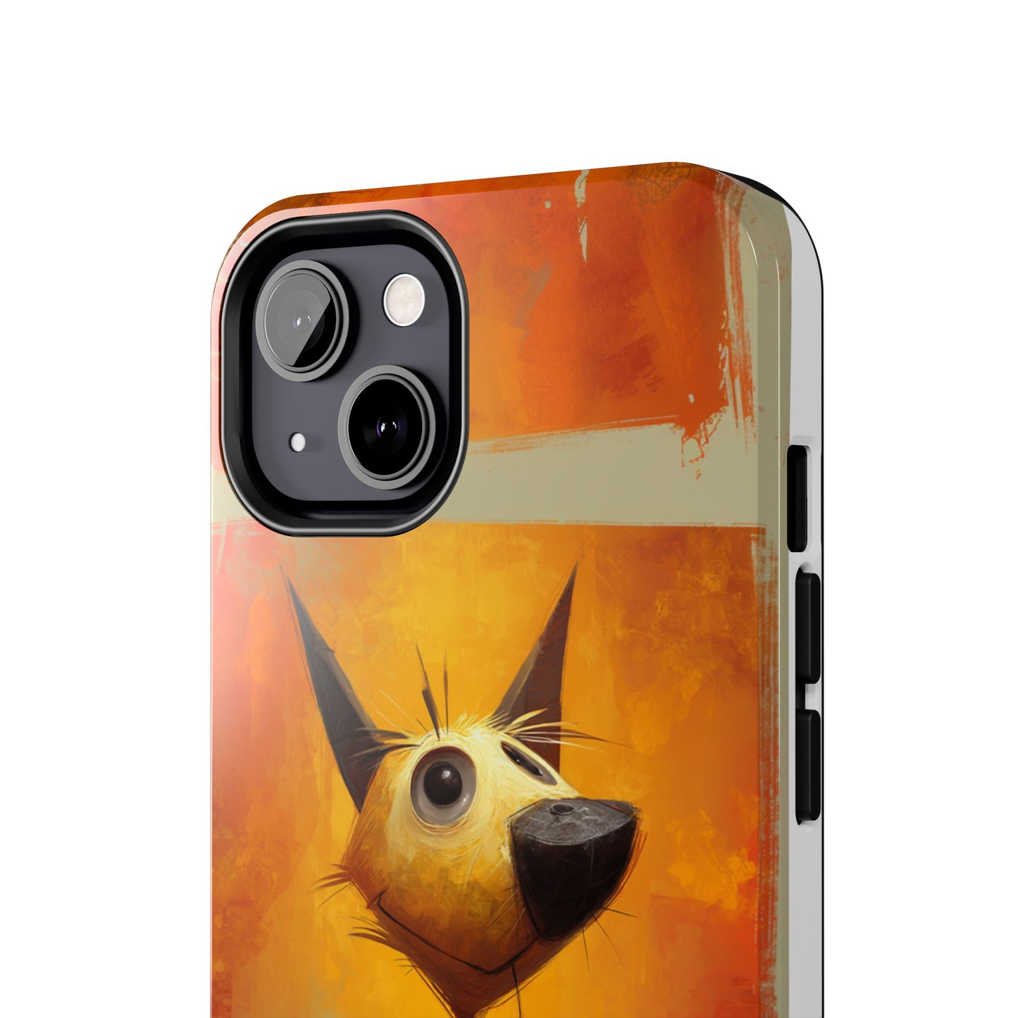 Whimsical Dog Art Tough Phone Case - Fun & Stylish Pet Lover Gift