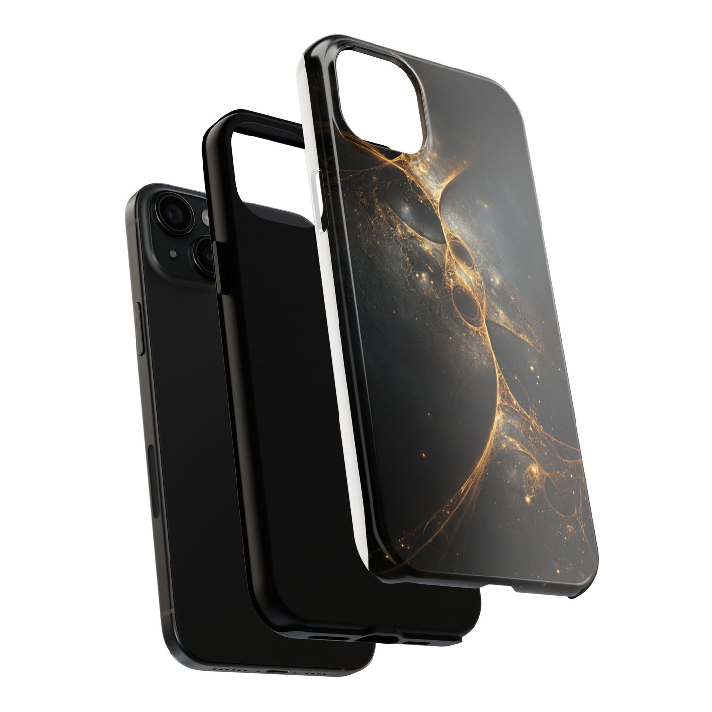 Galactic Elegance Tough Phone Case - Premium Protection for Cosmic Lovers
