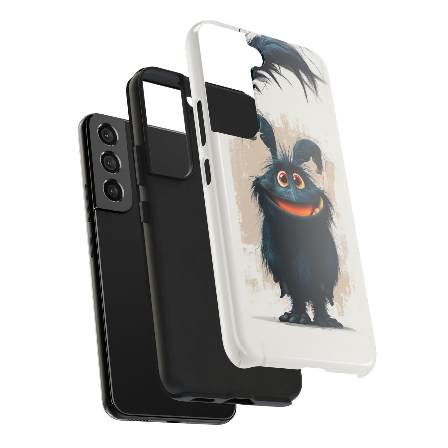 Whimsical Monster Tough Phone Case - Durable Protection for Fun-Loving Individuals