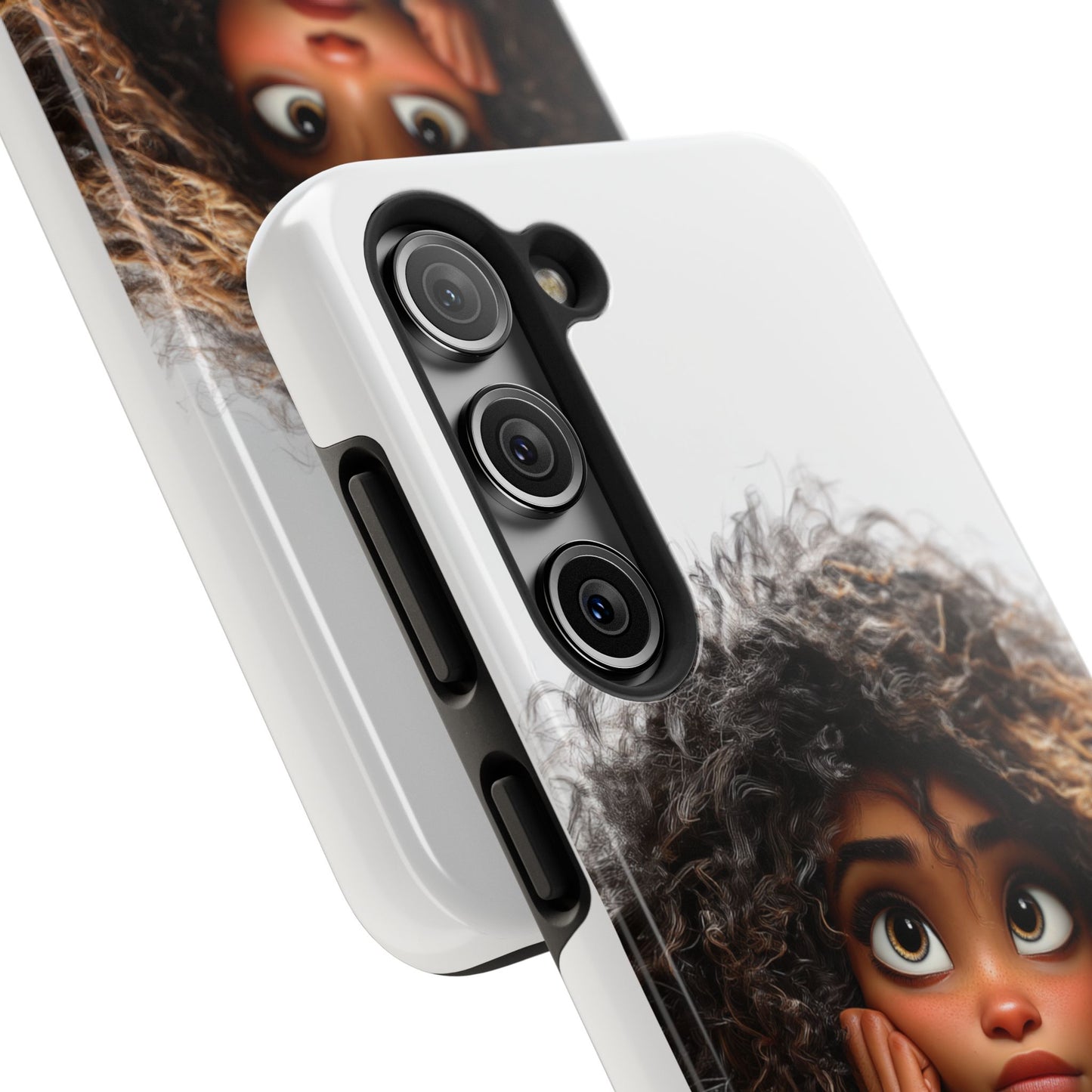 Whimsical Tough Phone Case – Playful Character Design for Teens & Creatives