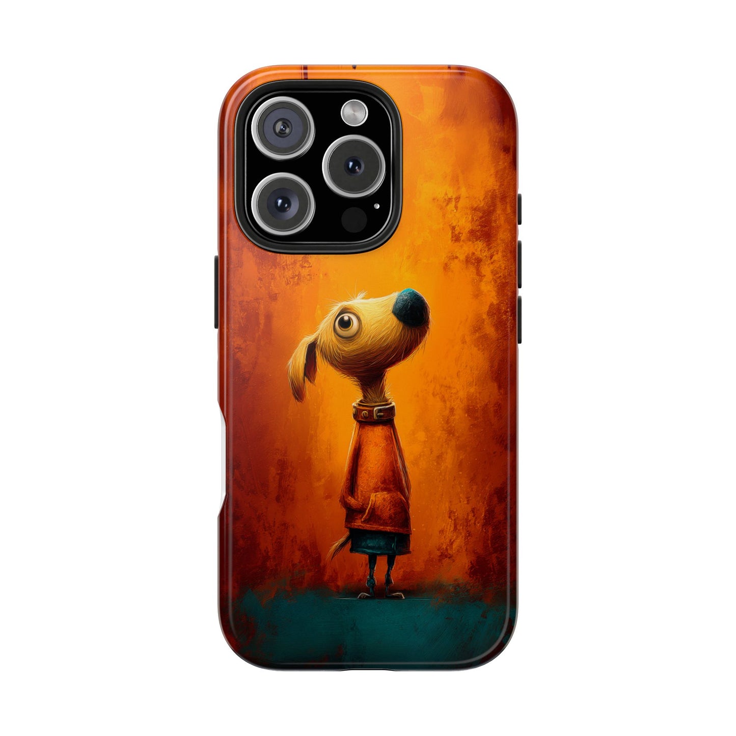 Whimsical Dog Art Tough Phone Case - Durable & Stylish Pet Lover Accessory