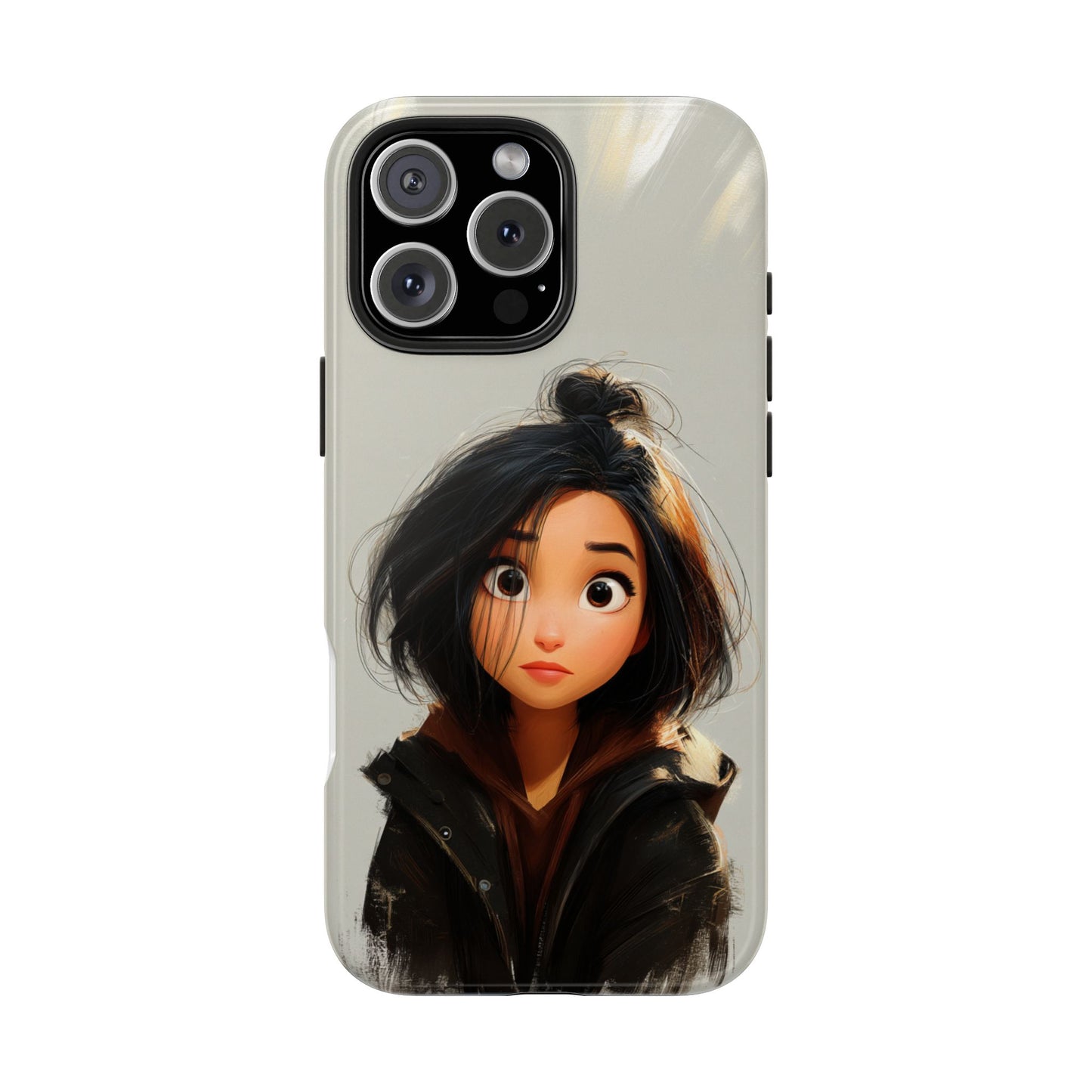 Artistic Tough Phone Case - Unique Design for Creative Souls