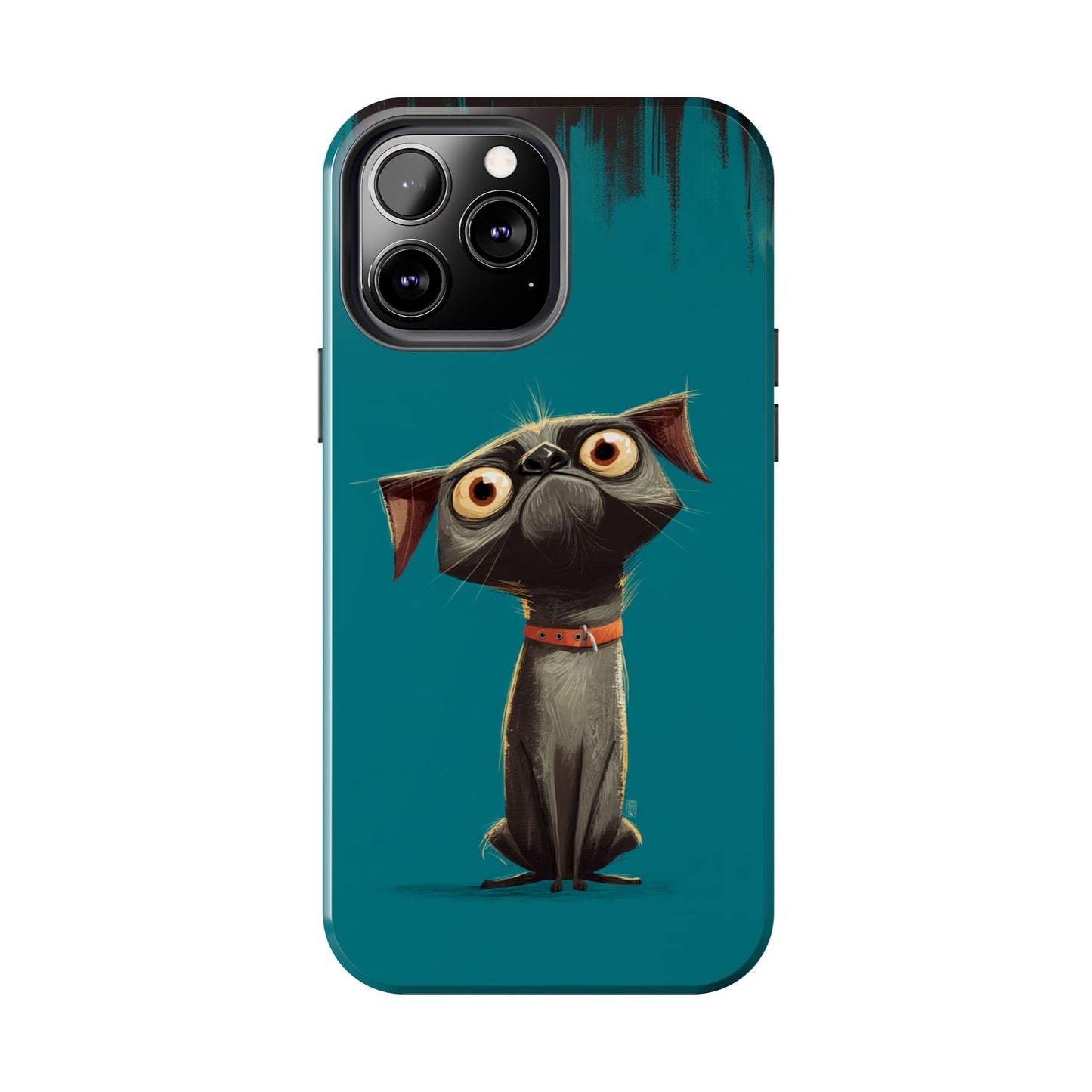 Cute Dog Tough Phone Case - Durable Protection for Pet Lovers