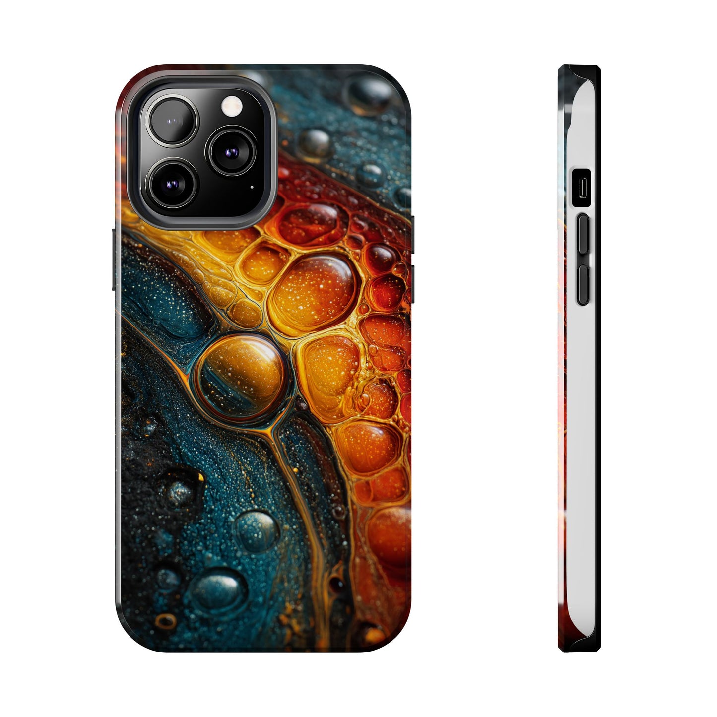 Abstract Art Tough Phone Case - Colorful Design for Stylish Protection