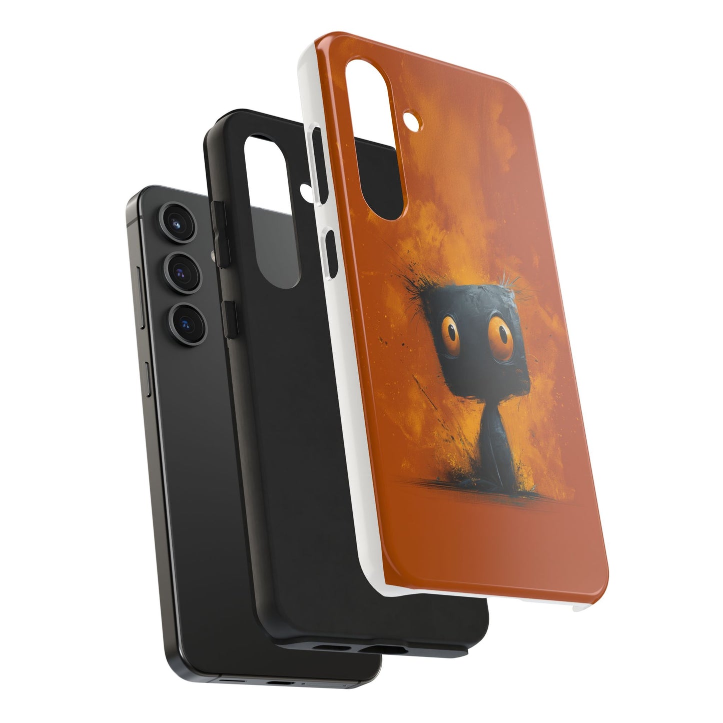 Cute Monster Tough Phone Case - Durable Protector for Kids & Adults