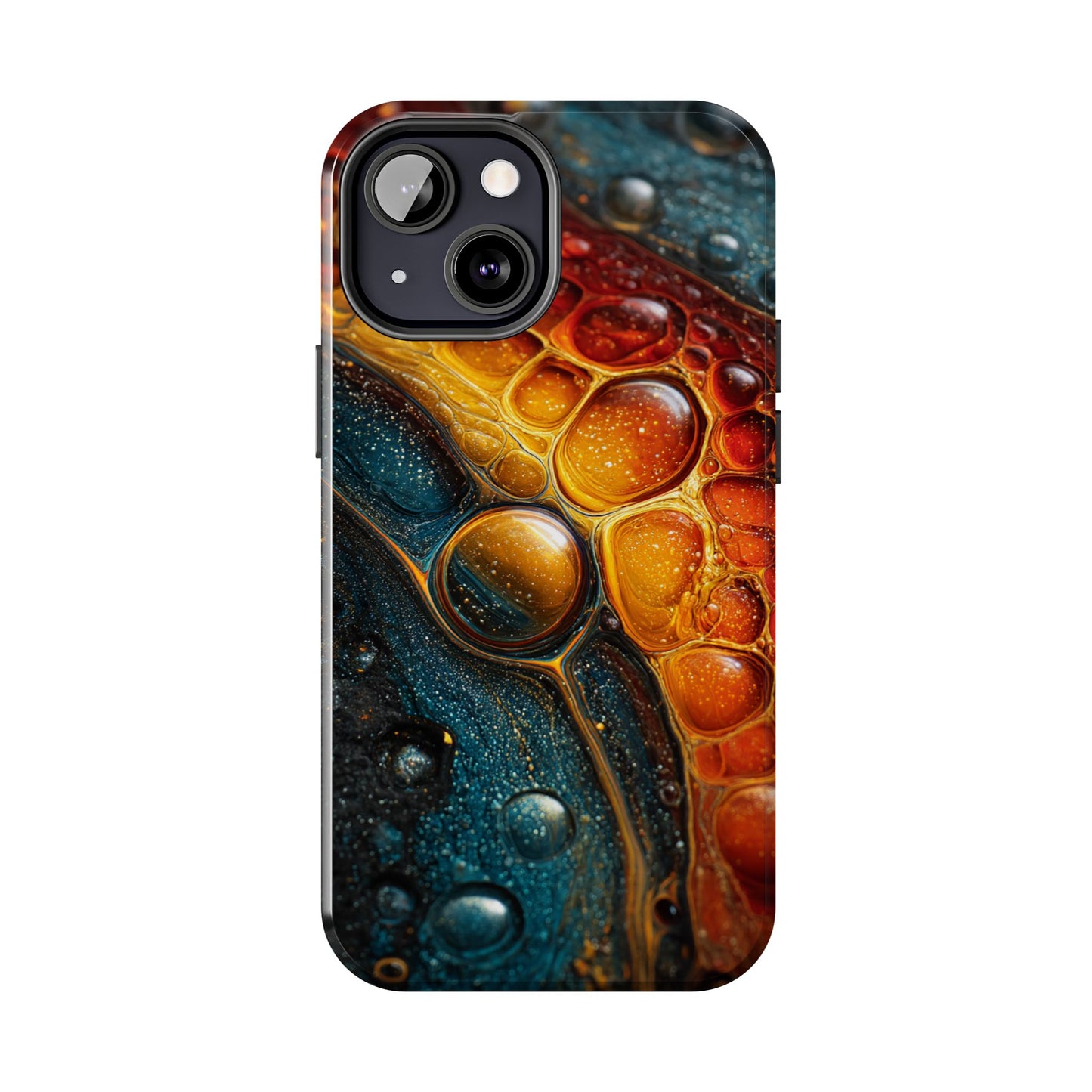 Abstract Art Tough Phone Case - Colorful Design for Stylish Protection