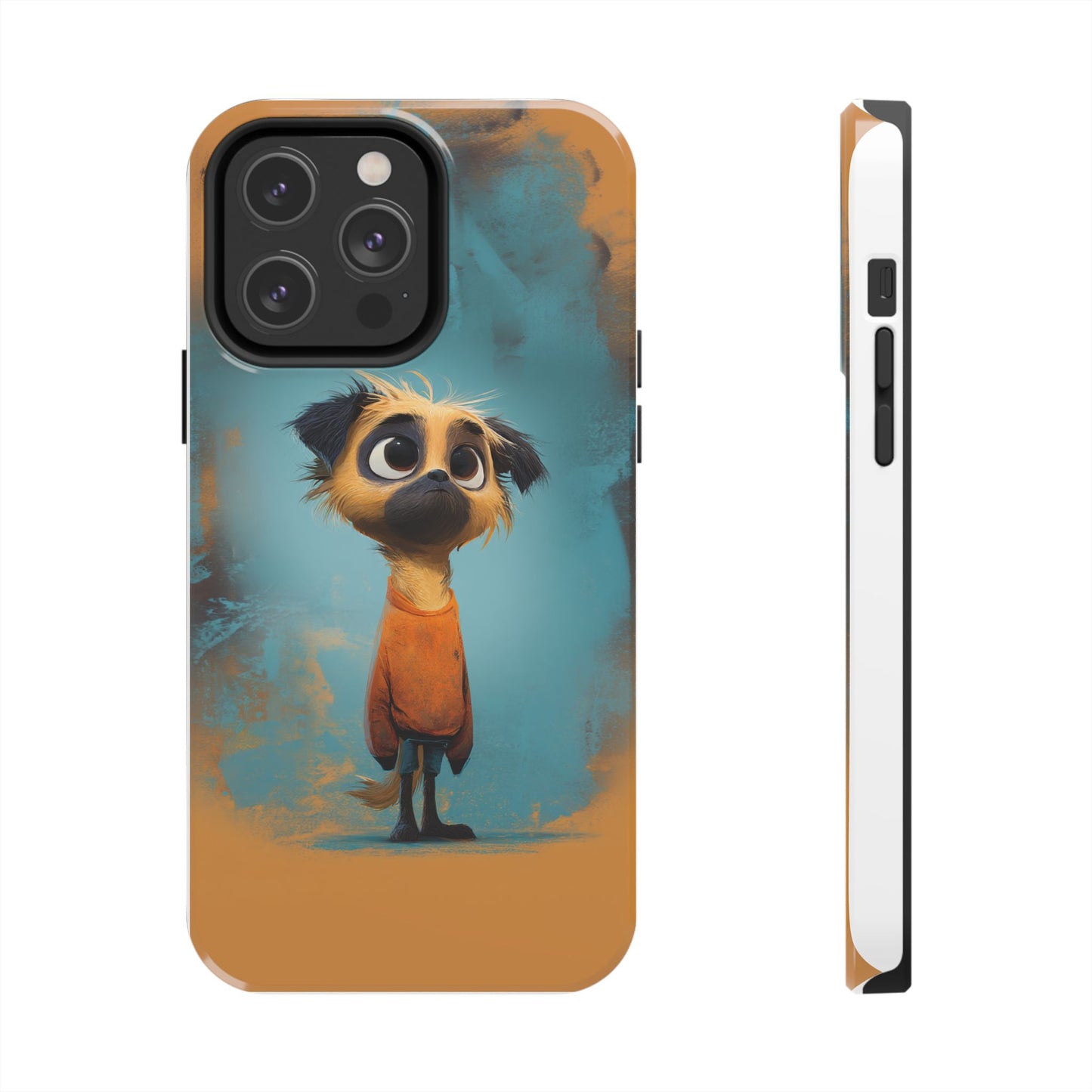 Cute Cartoon Dog Tough Phone Case for Pet Lovers