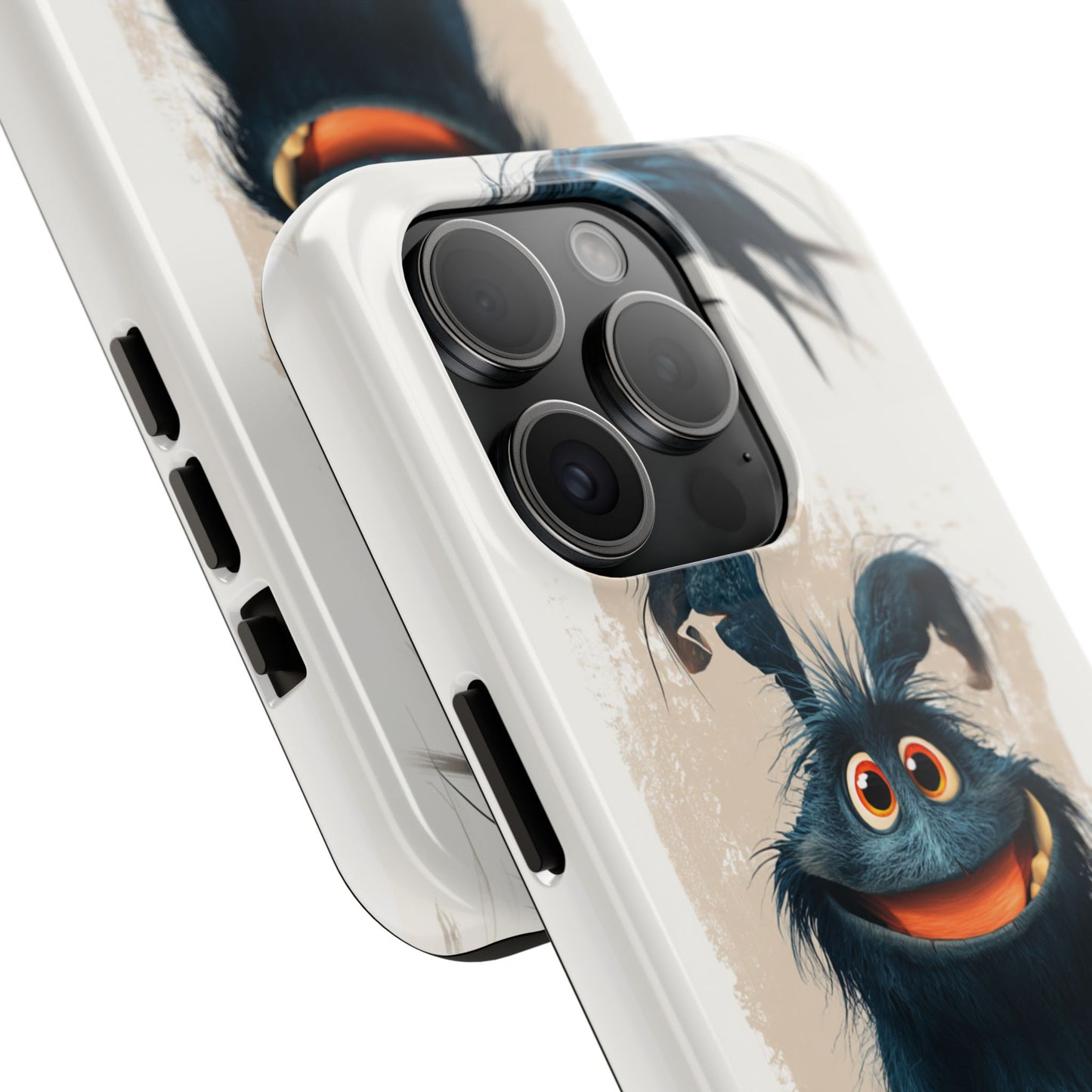 Whimsical Monster Tough Phone Case - Durable Protection for Fun-Loving Individuals