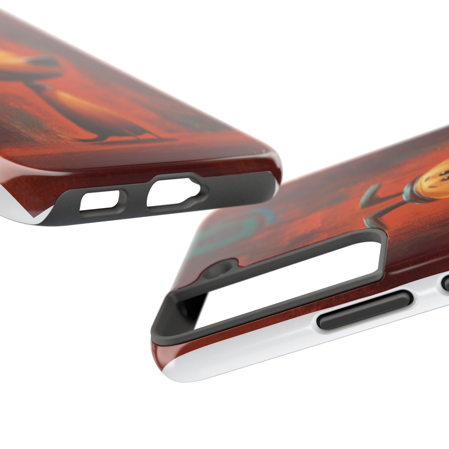 Playful Dog Art Tough Phone Case - Perfect for Pet Lovers