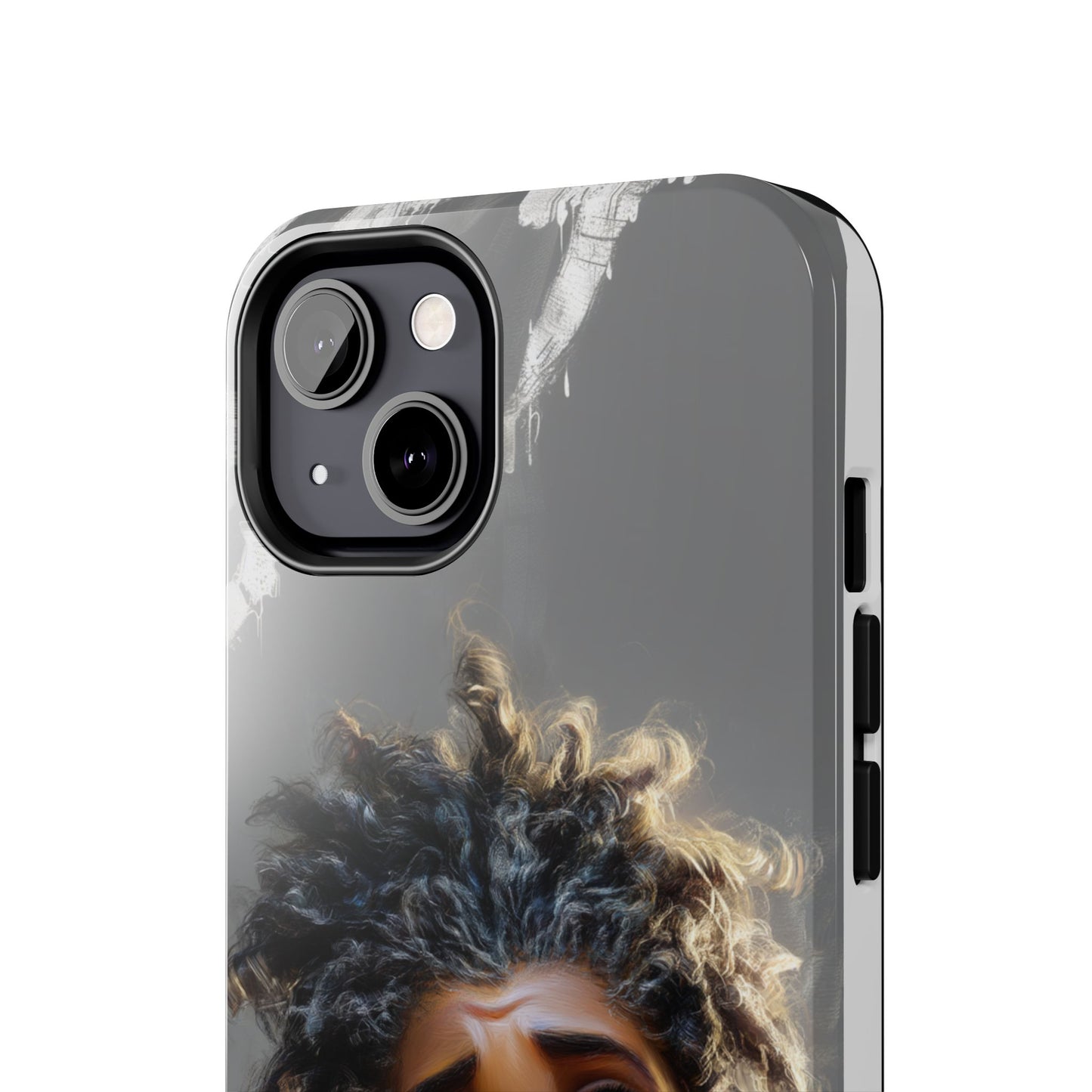 Whimsical Tough Phone Case - Artistic Design for Kids and Tweens