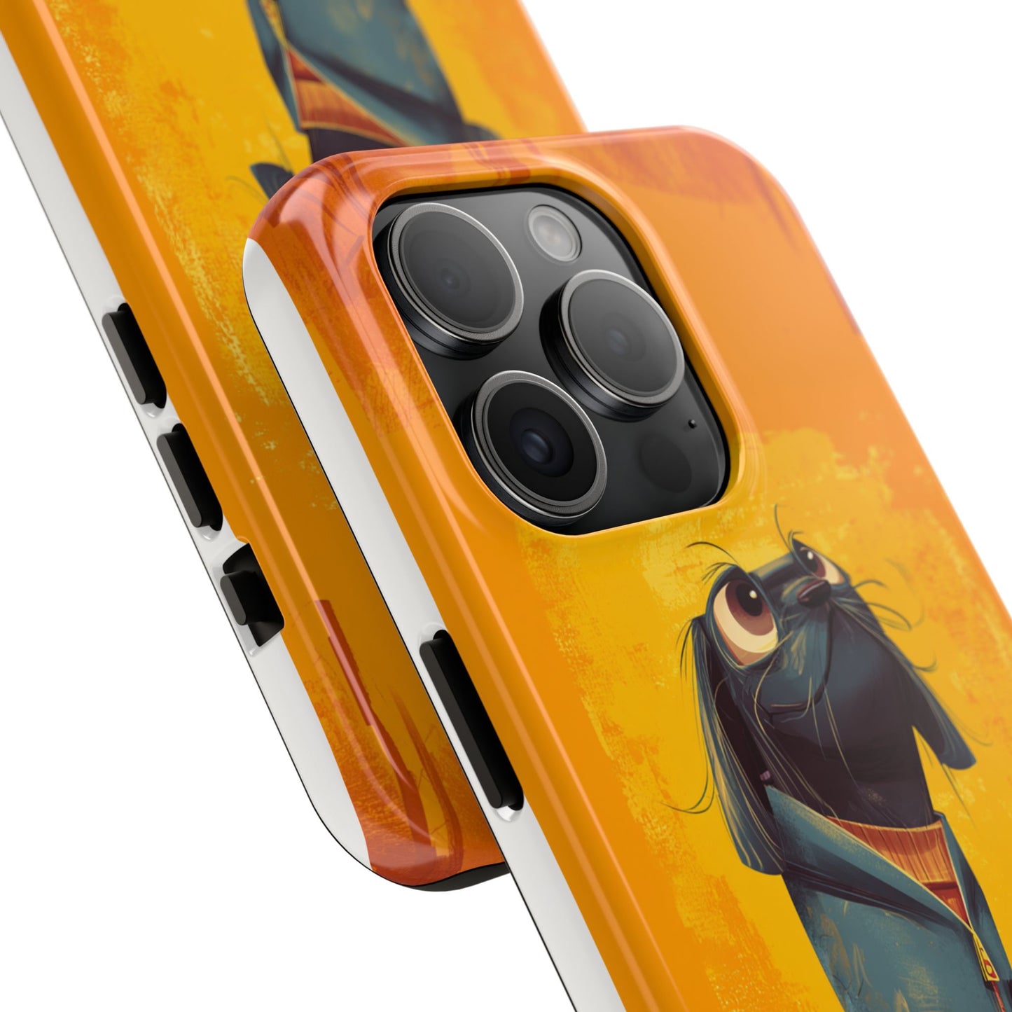 Fun Dog Art Tough Phone Case - Durable Pet Lover Gift