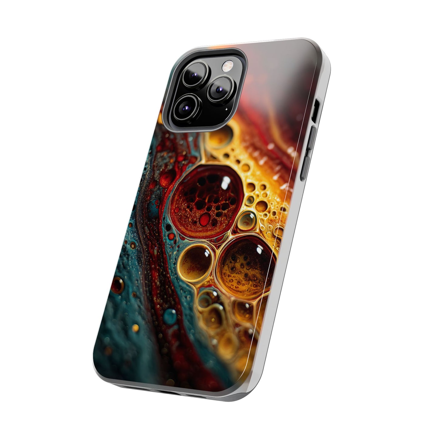 Vibrant Abstract Tough Phone Case - Unique Art for Stylish Protection