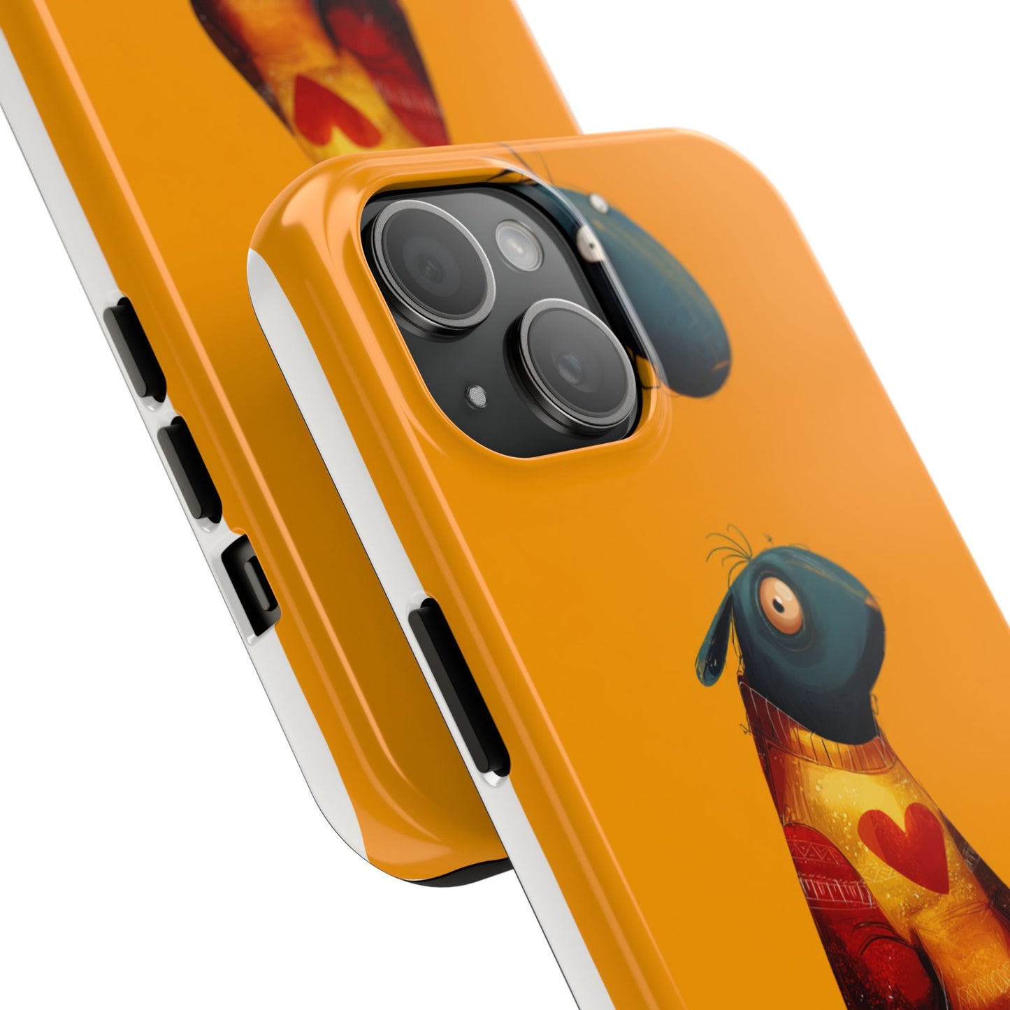 Cute Cartoon Tough Phone Case - Whimsical Sheep Design