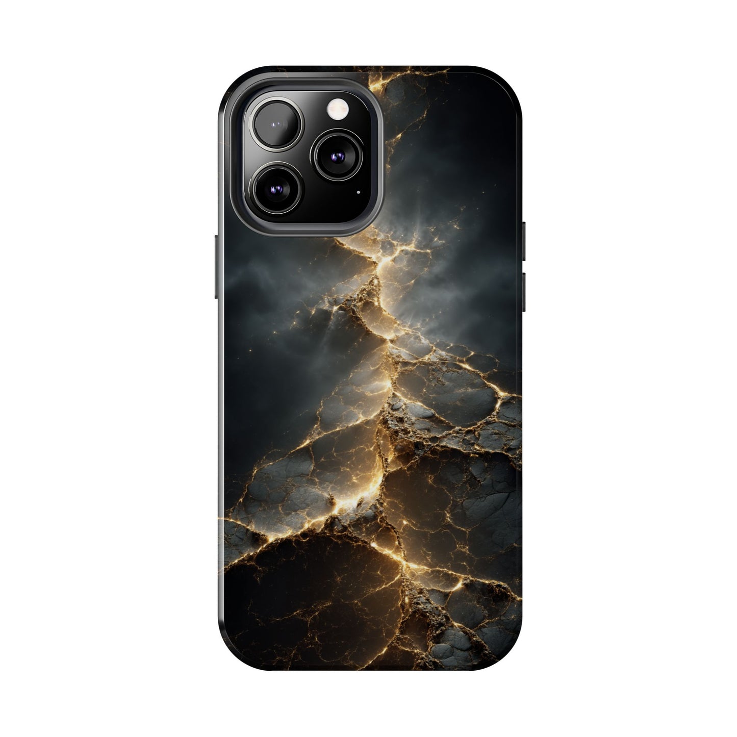 Majestic Marble Phone Case - Tough Protective Cover with Gold Veins
