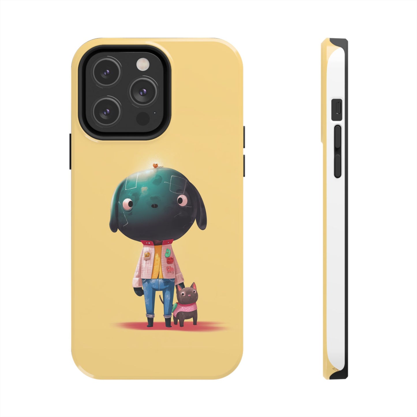 Cute Dog-Themed Tough Phone Cases for Pet Lovers - Durable Protection & Whimsical Design