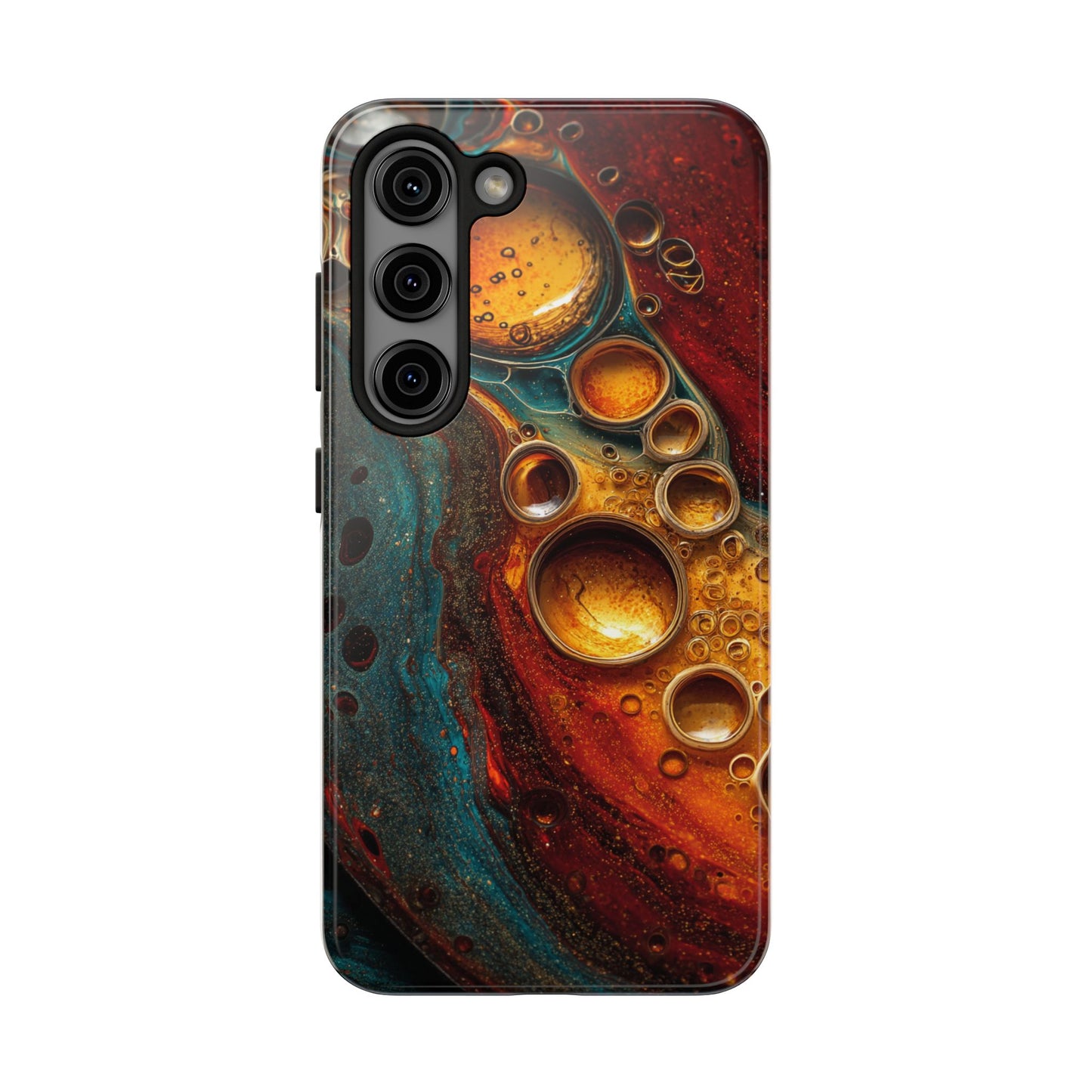 Abstract Art Tough Phone Case - Unique Colorful Design