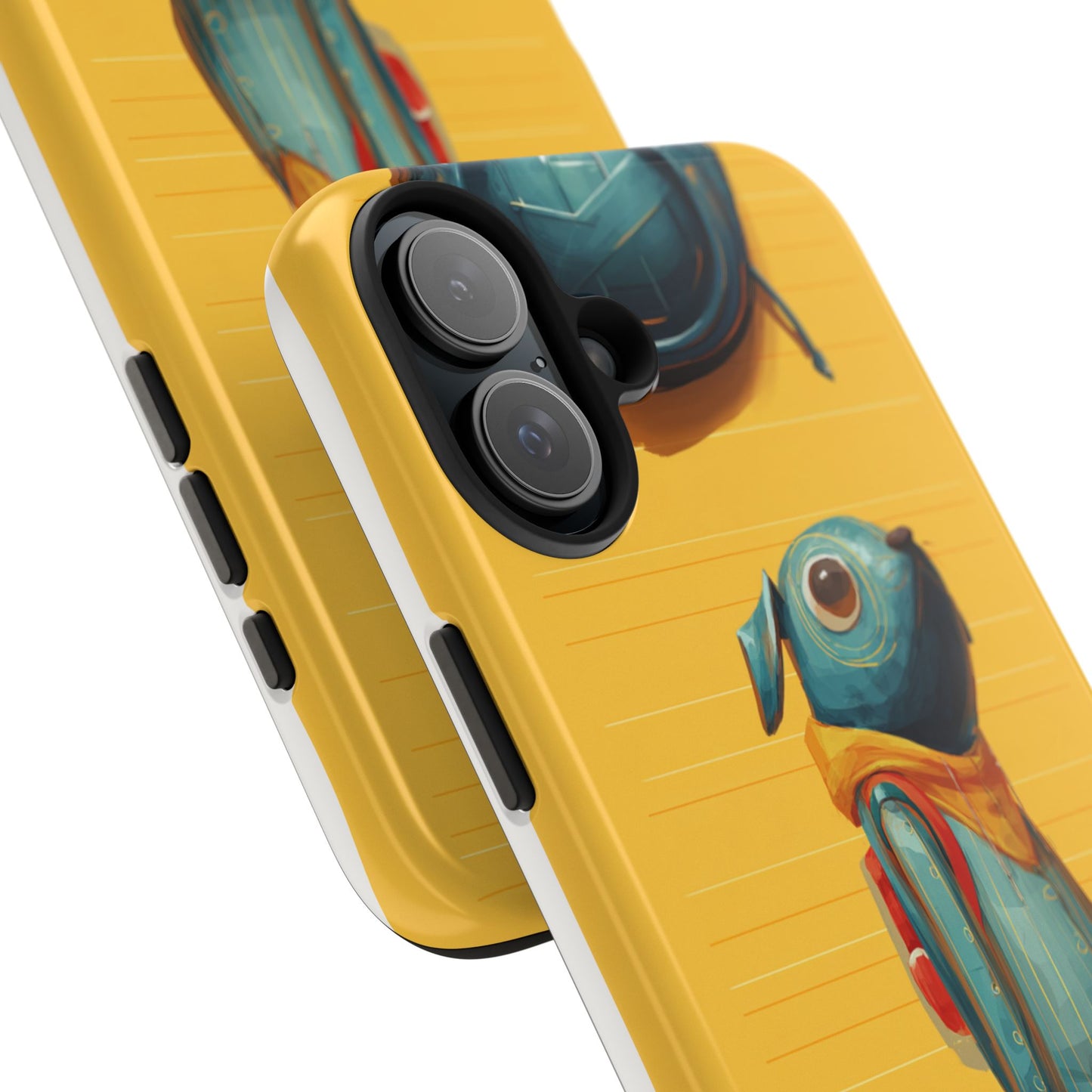 Colorful Animal Art Tough Phone Case - Perfect for Pet Lovers & Kids