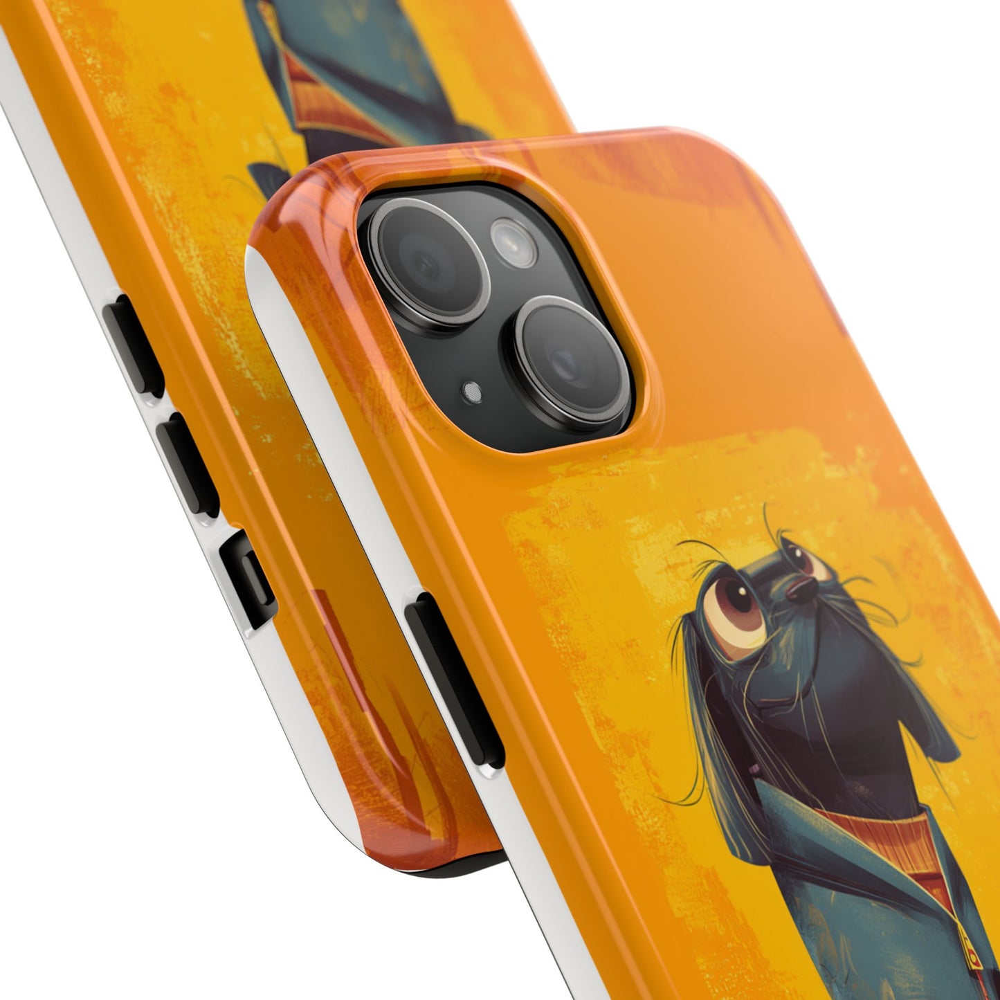 Fun Dog Art Tough Phone Case - Durable Pet Lover Gift