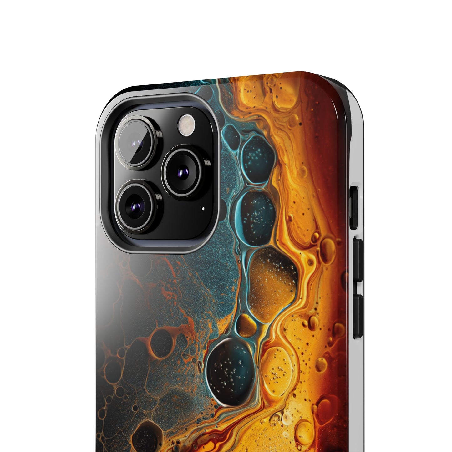 Abstract Lava Tough Phone Case - Vibrant Protective Cover for Adventurous Souls