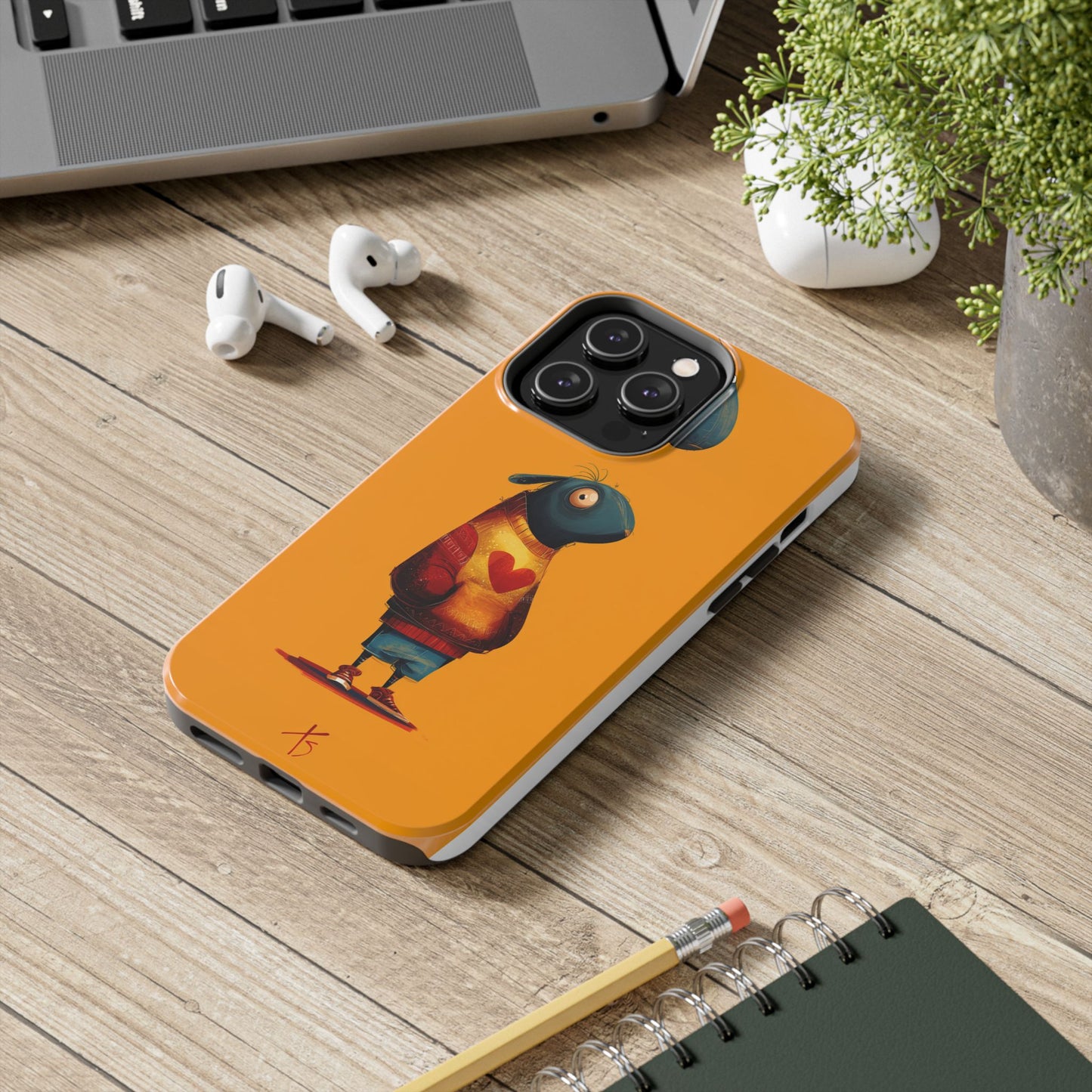 Cute Cartoon Tough Phone Case - Whimsical Sheep Design