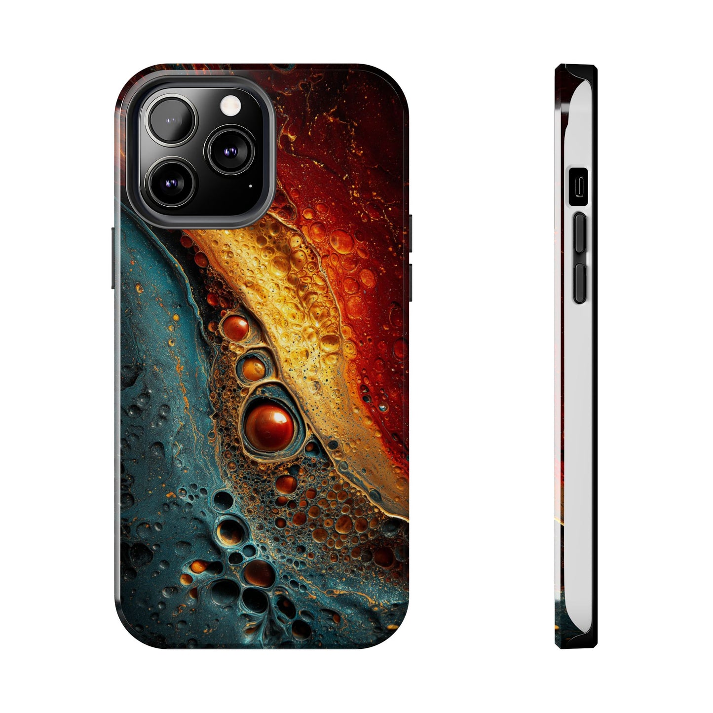 Abstract Colorful Tough Phone Case - Protective Cover with Unique Design