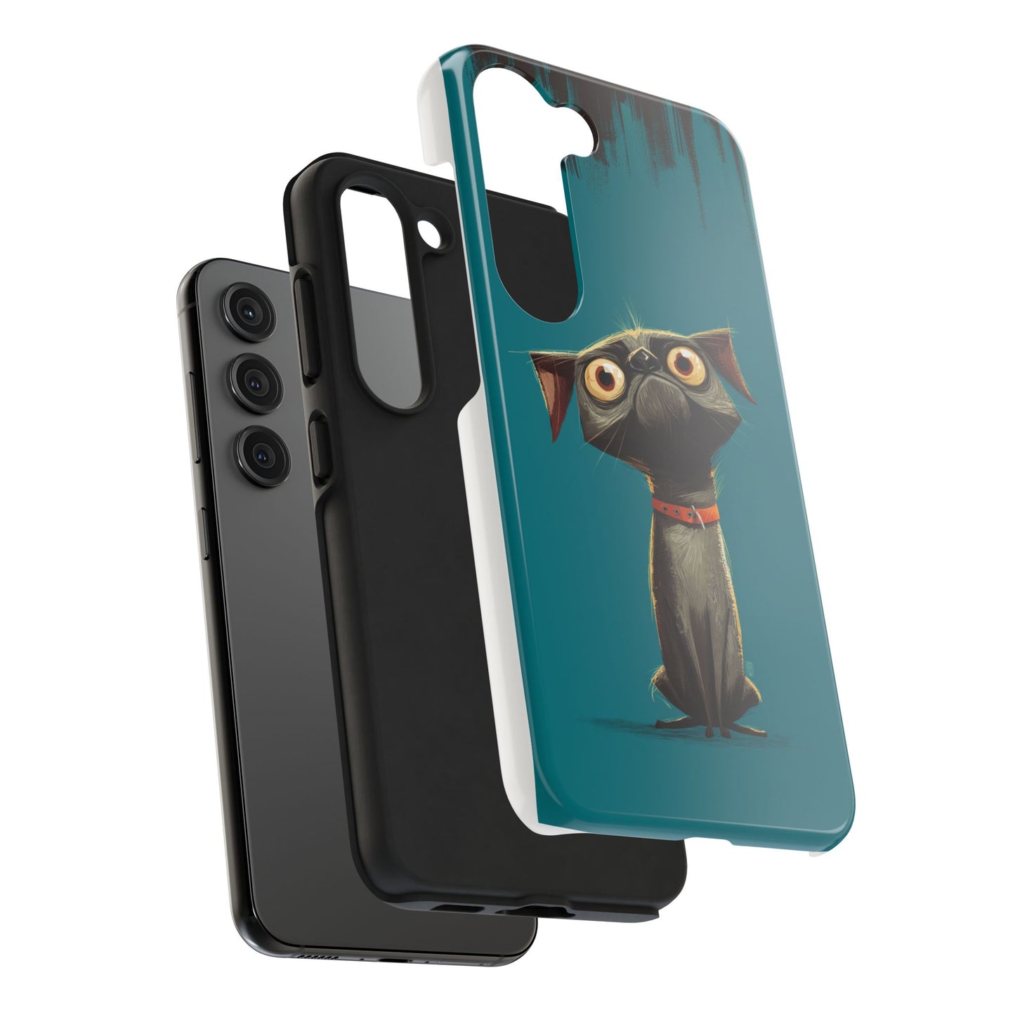 Cute Dog Tough Phone Case - Durable Protection for Pet Lovers