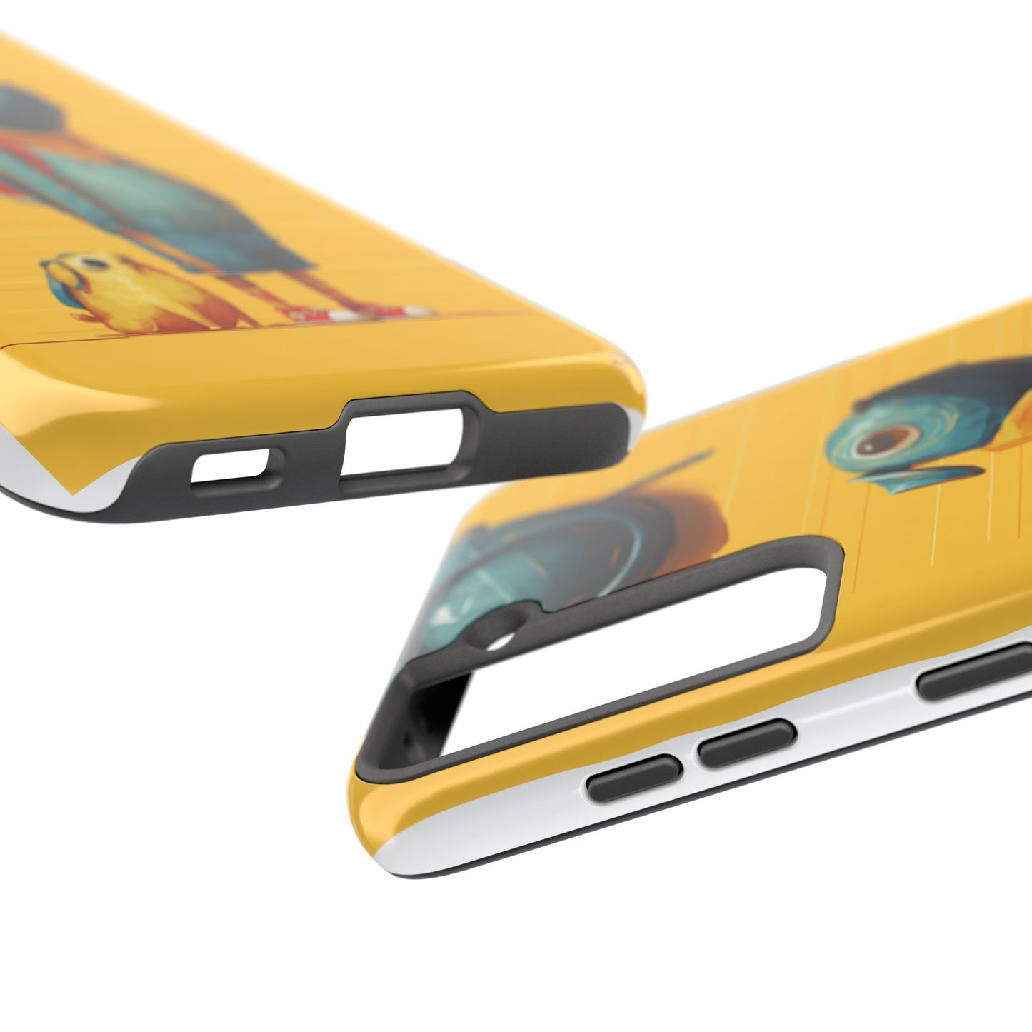 Colorful Animal Art Tough Phone Case - Perfect for Pet Lovers & Kids