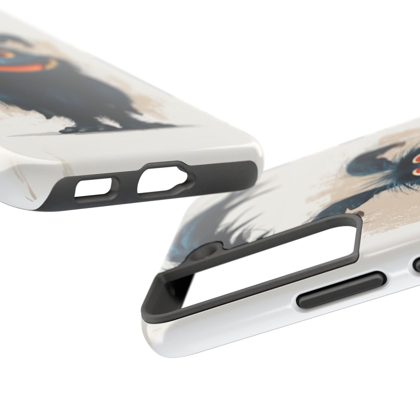Whimsical Monster Tough Phone Case - Durable Protection for Fun-Loving Individuals