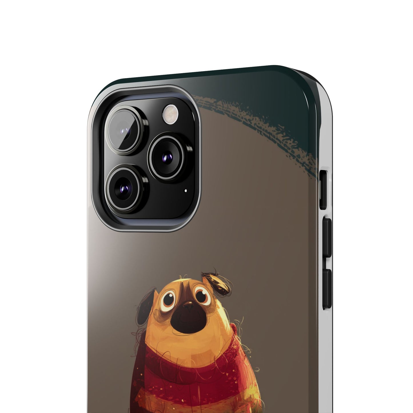 Cute Pug Tough Phone Case - Durable & Stylish Protection for Pet Lovers