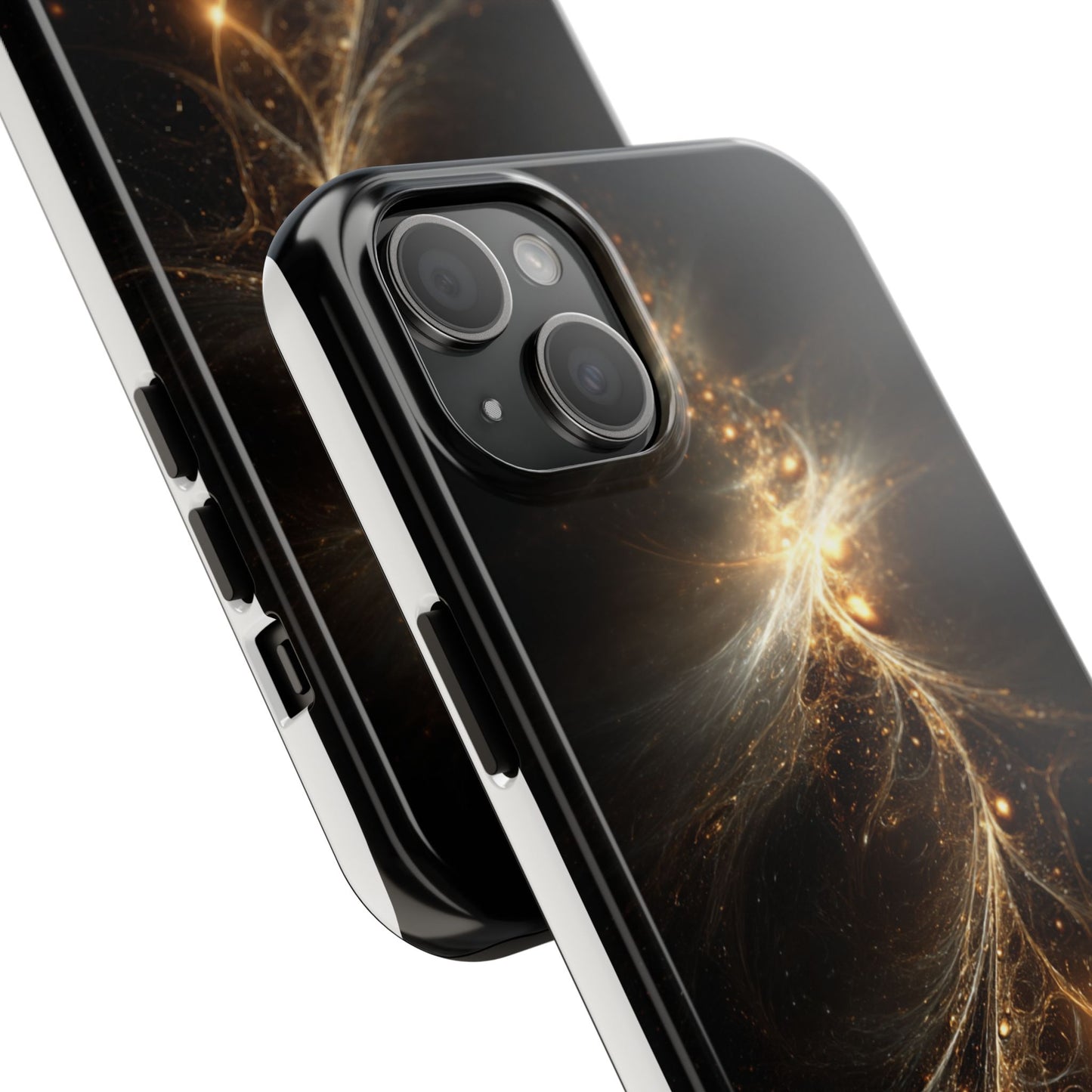 Cosmic Glow Tough Phone Case - Galaxy Design for Sci-Fi Lovers