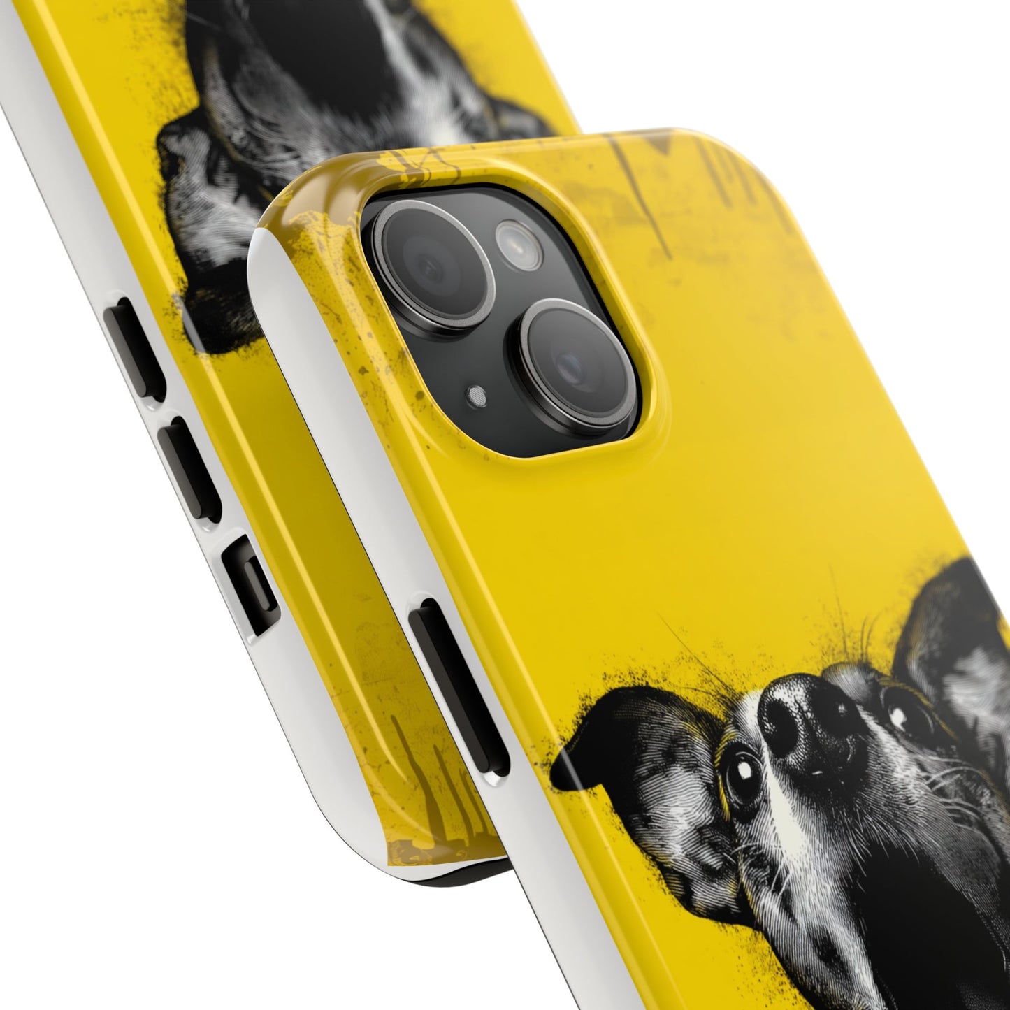Vibrant Dog Lover Tough Phone Case – Durable Pet-Inspired Protection with Bold Design