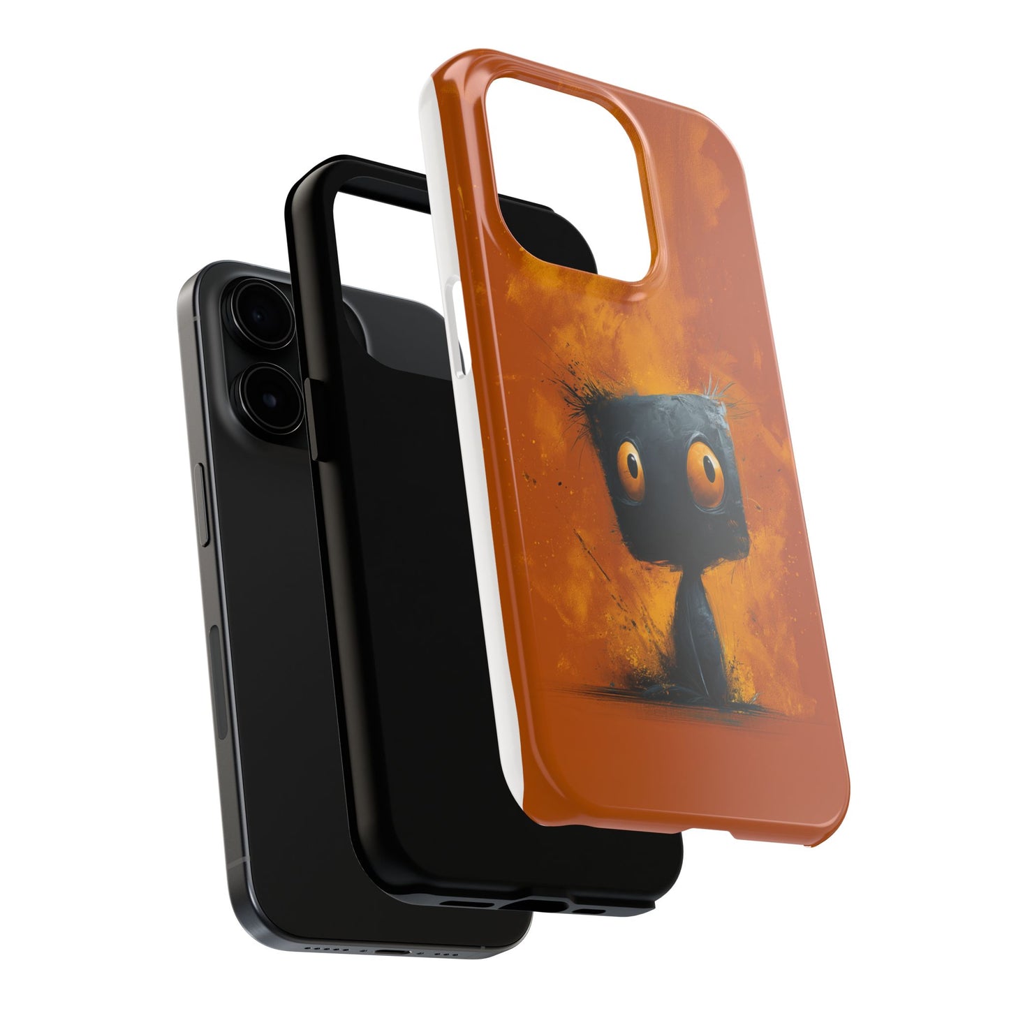 Cute Monster Tough Phone Case - Durable Protector for Kids & Adults