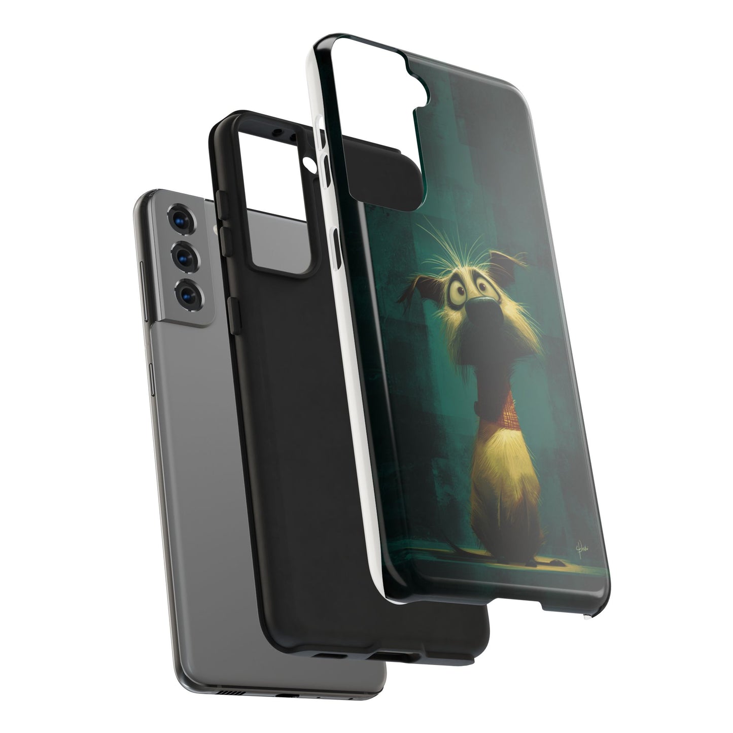 Cute Pet-Inspired Tough Phone Case - Ideal for Animal Lovers