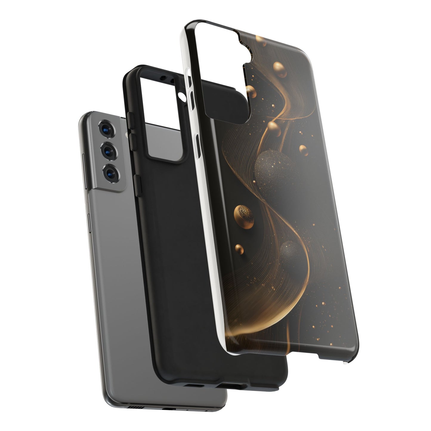 Elegant Abstract Galaxy Tough Phone Case - Perfect for Cosmic Art Lovers