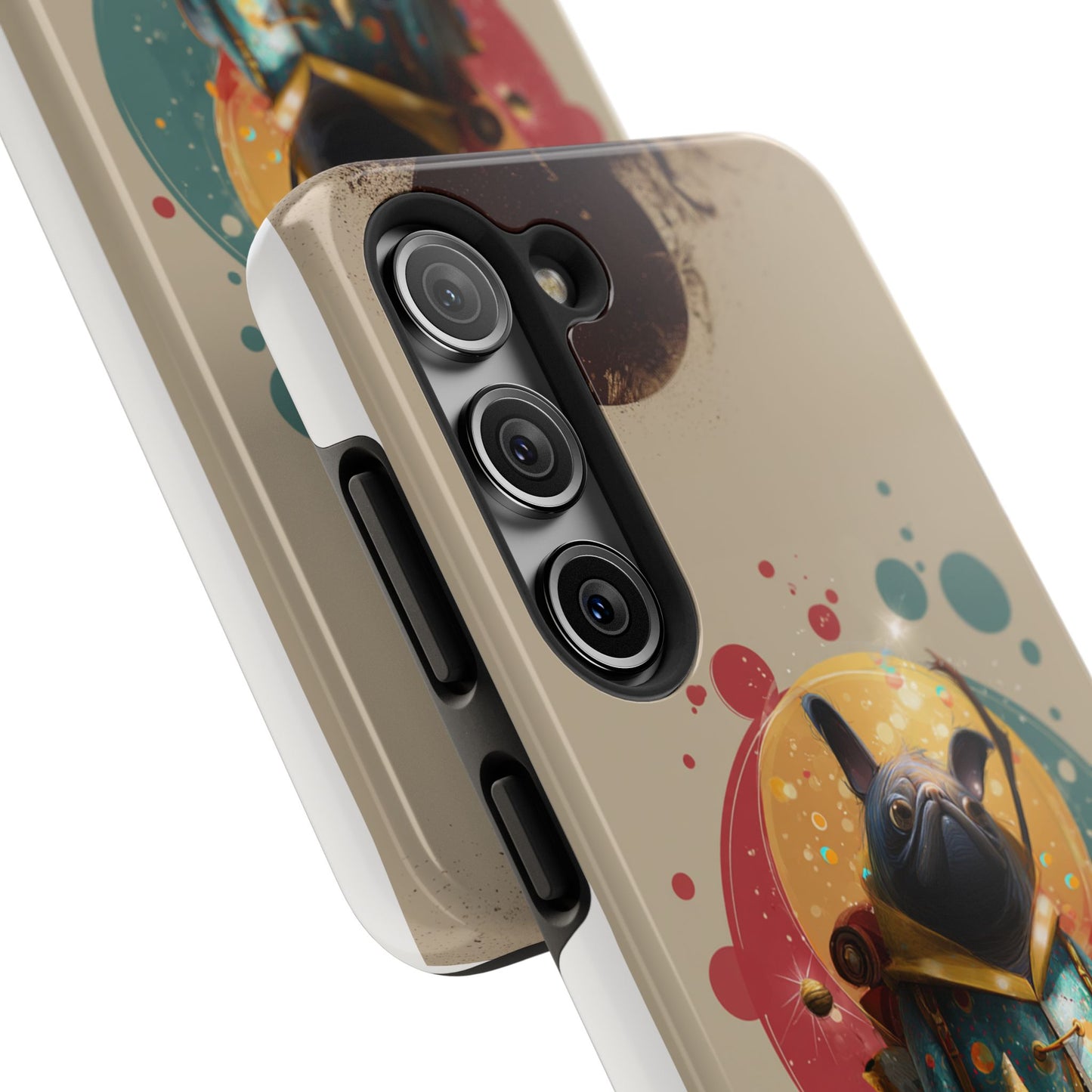 Whimsical Pet-Inspired Tough Phone Case - Perfect for Animal Lovers