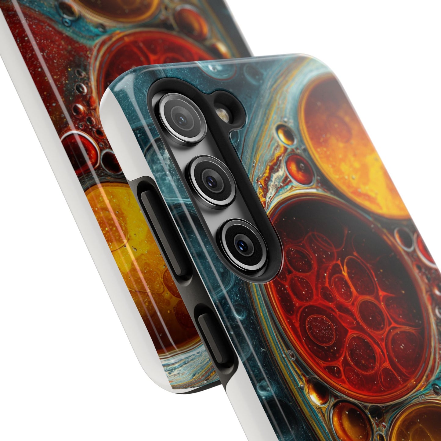 Vibrant Abstract Tough Phone Case - Durable Protection with Artistic Design