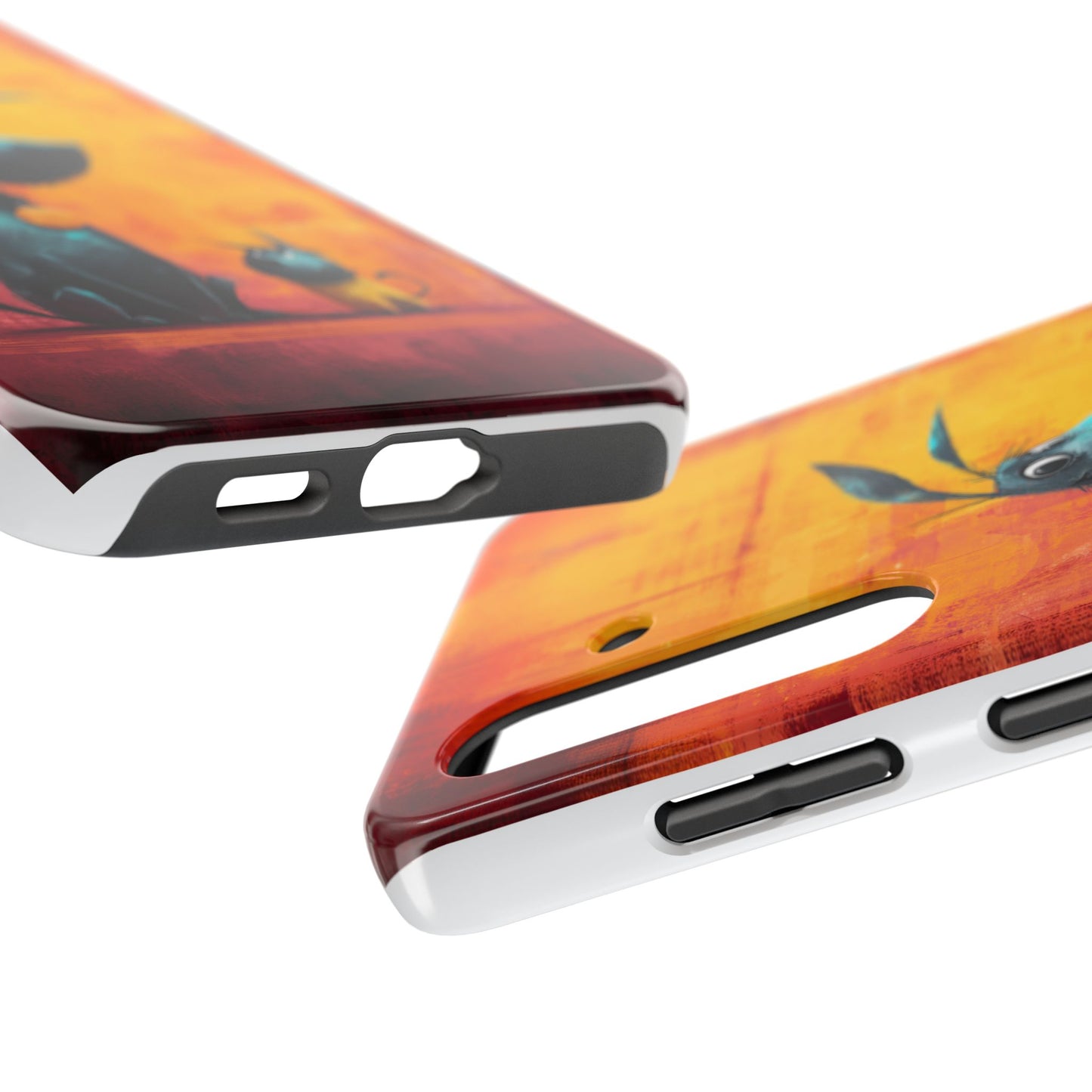 Colorful Dog & Cat Tough Phone Case – Fun Pet Lover Accessory