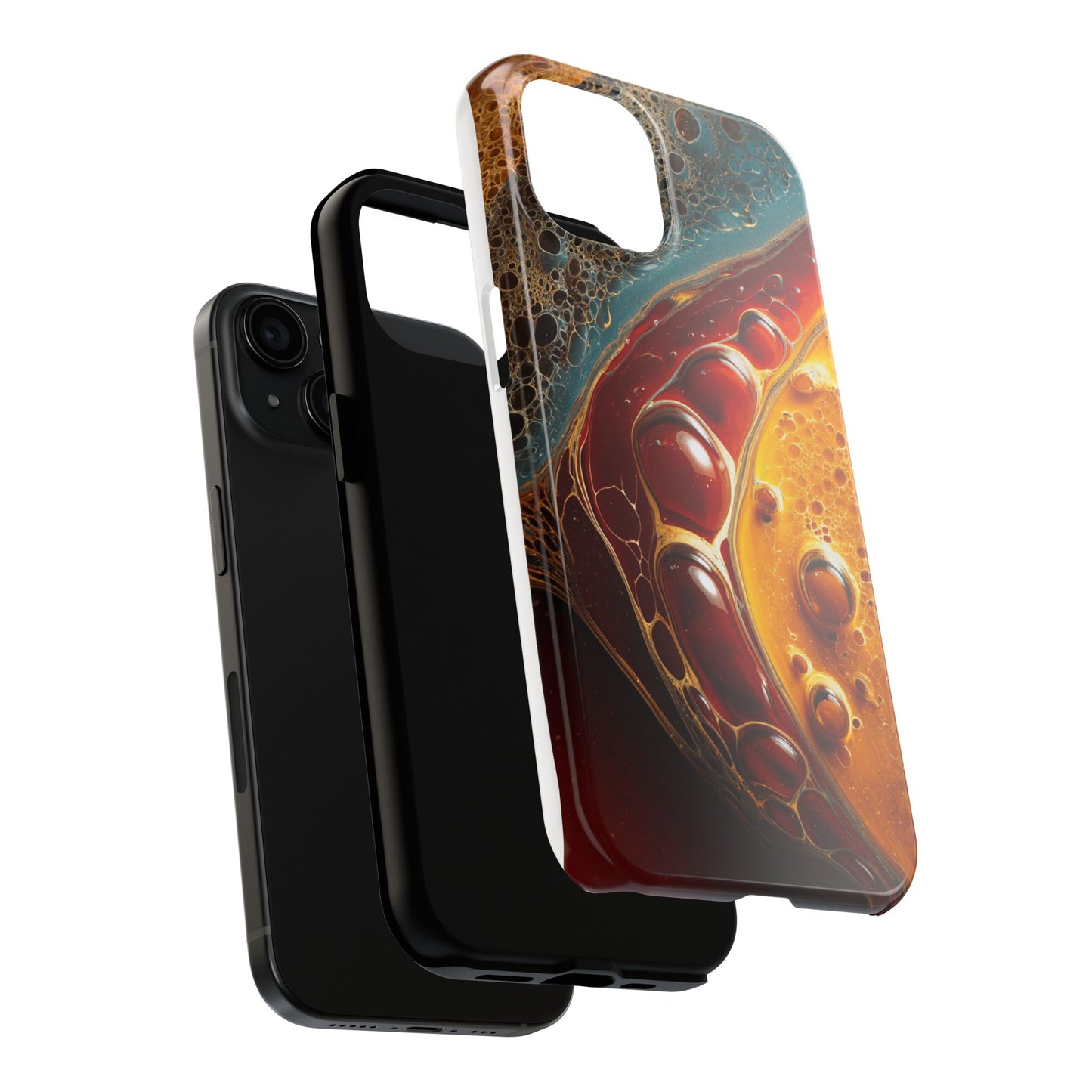 Vibrant Abstract Tough Phone Case - Colorful Protection for Your Device
