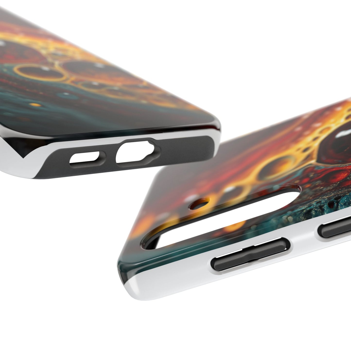 Vibrant Abstract Tough Phone Case - Unique Art for Stylish Protection