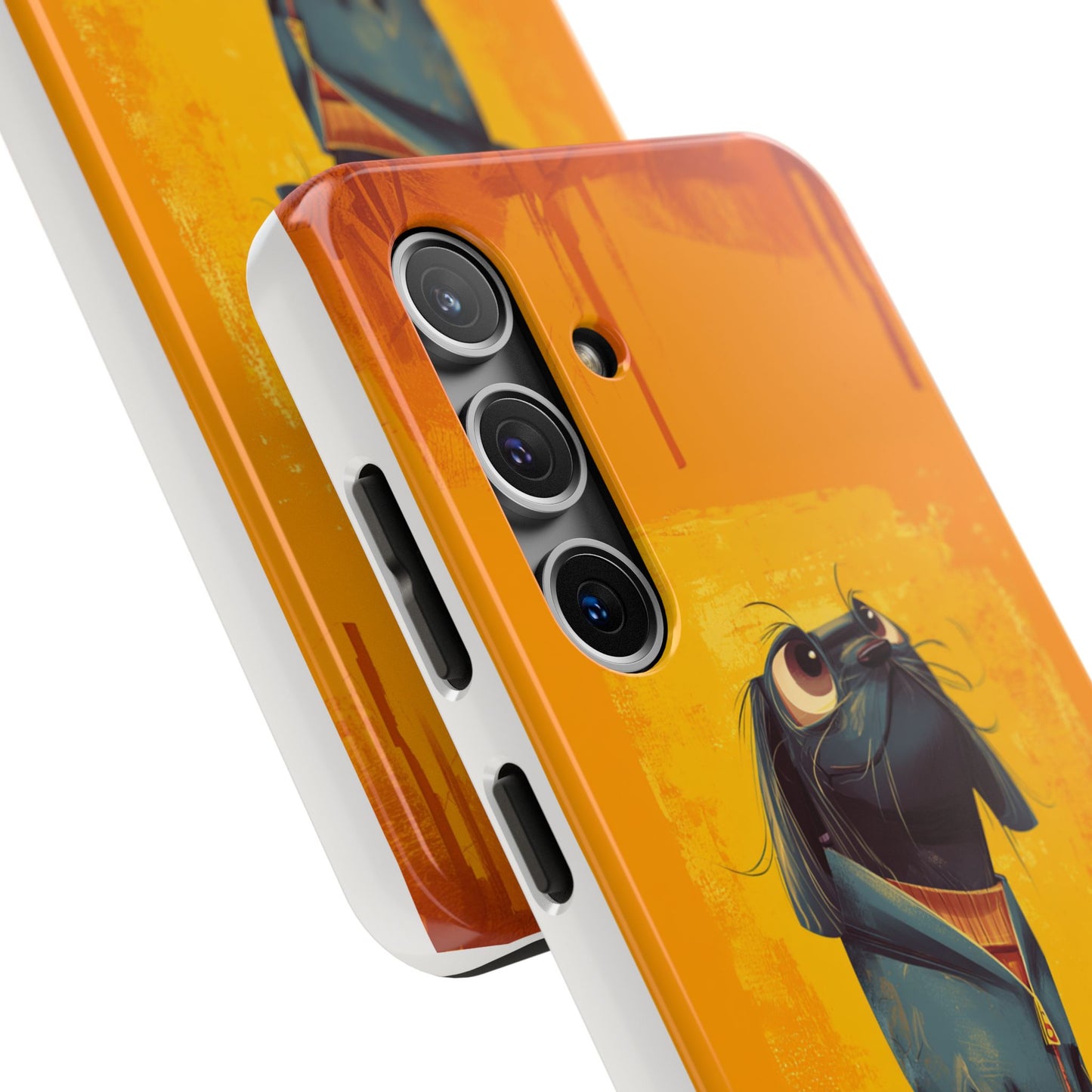 Fun Dog Art Tough Phone Case - Durable Pet Lover Gift