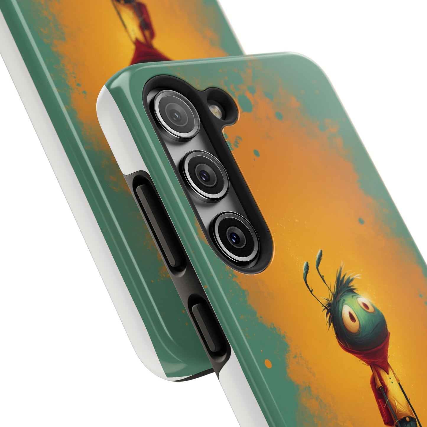 Whimsical Tough Phone Cases for Kids – Vibrant Character Design
