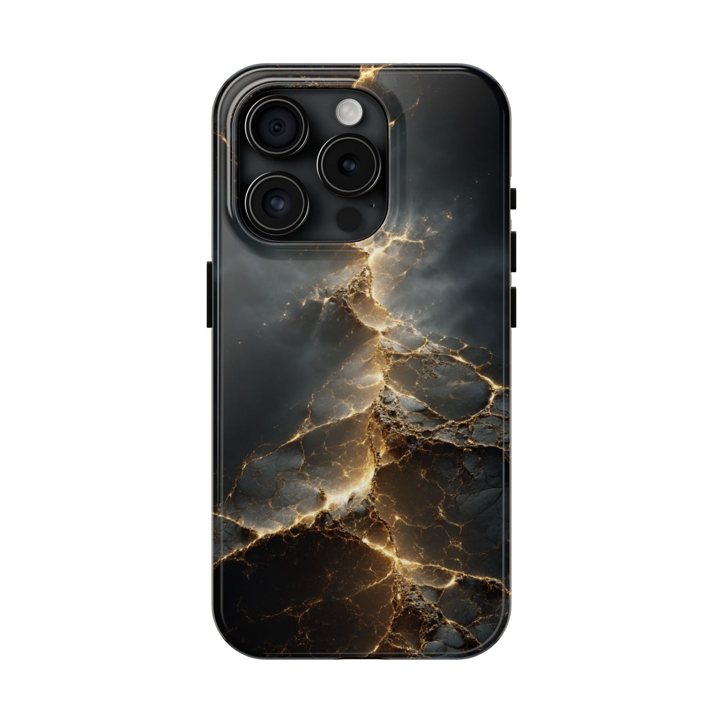 Majestic Marble Phone Case - Tough Protective Cover with Gold Veins