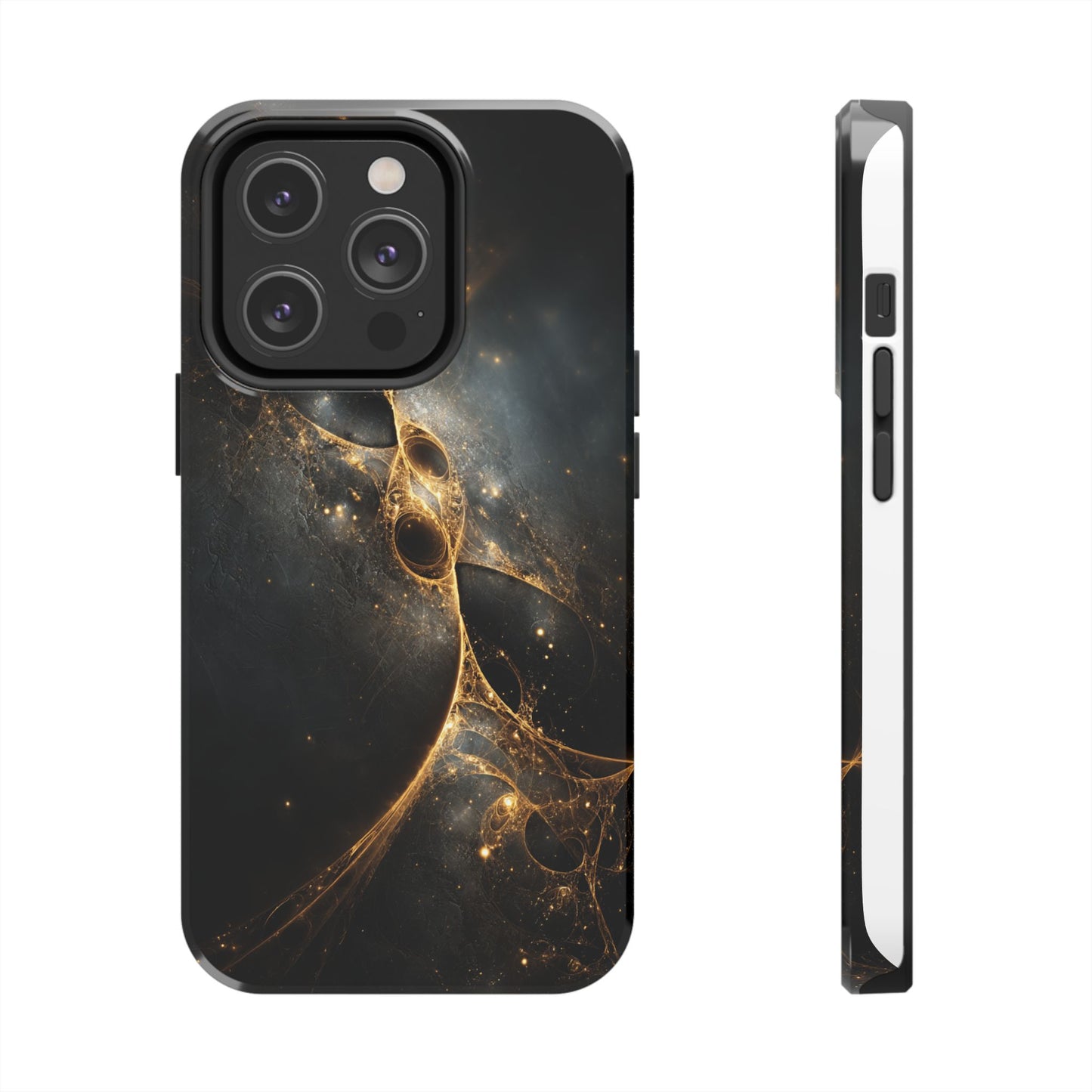 Galactic Elegance Tough Phone Case - Premium Protection for Cosmic Lovers