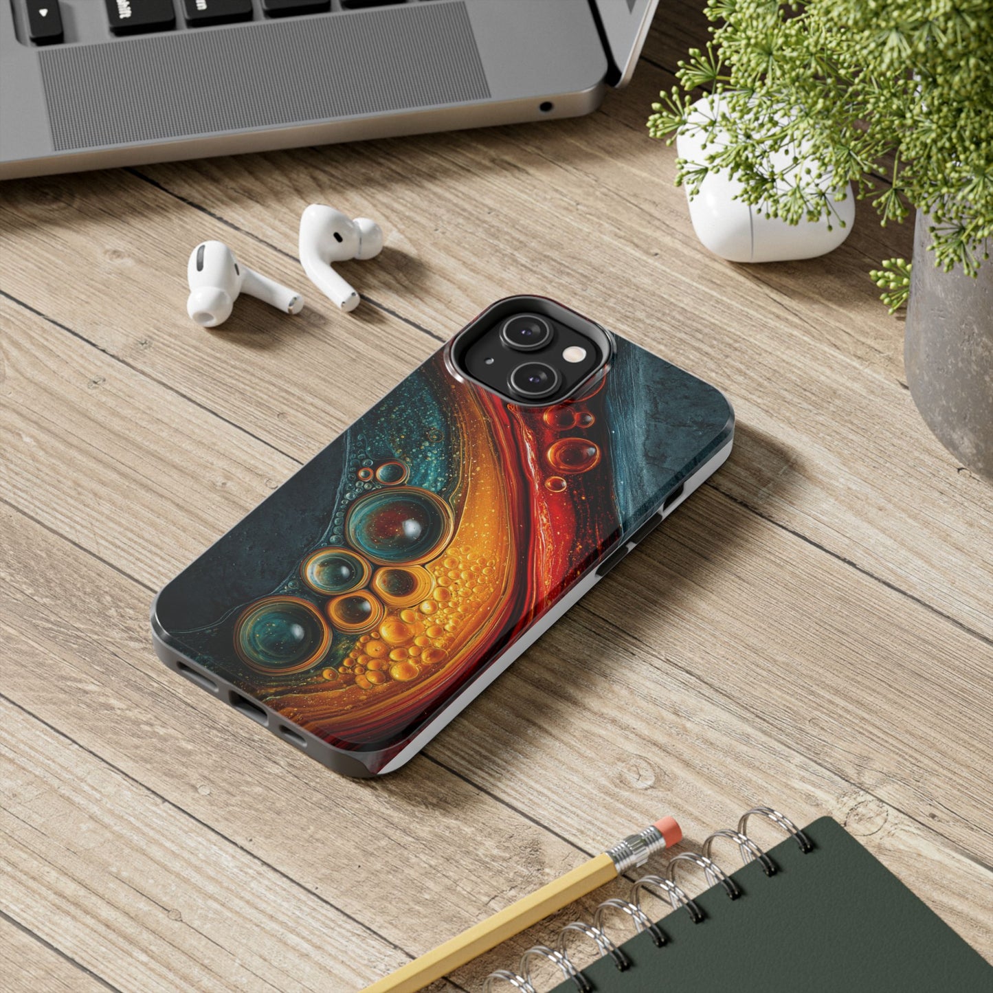Vibrant Abstract Phone Case - Tough Protection with Style