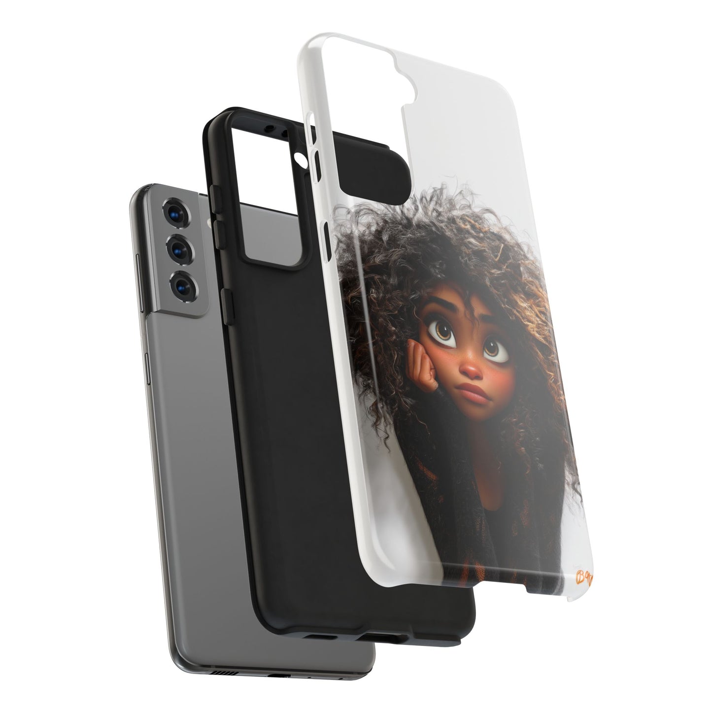 Whimsical Tough Phone Case – Playful Character Design for Teens & Creatives