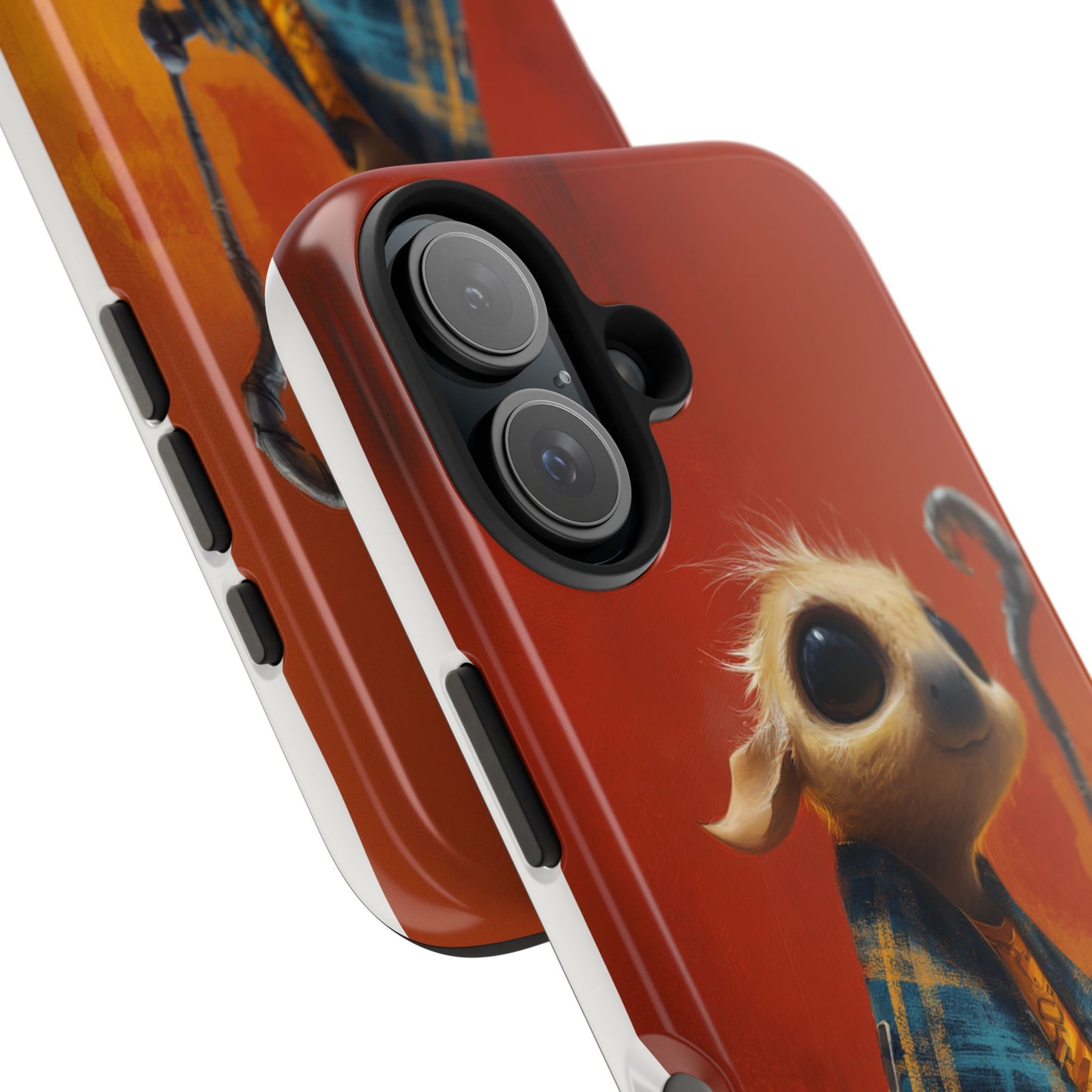 Whimsical Tough Phone Case - Cute Character Design for Kids & Adults