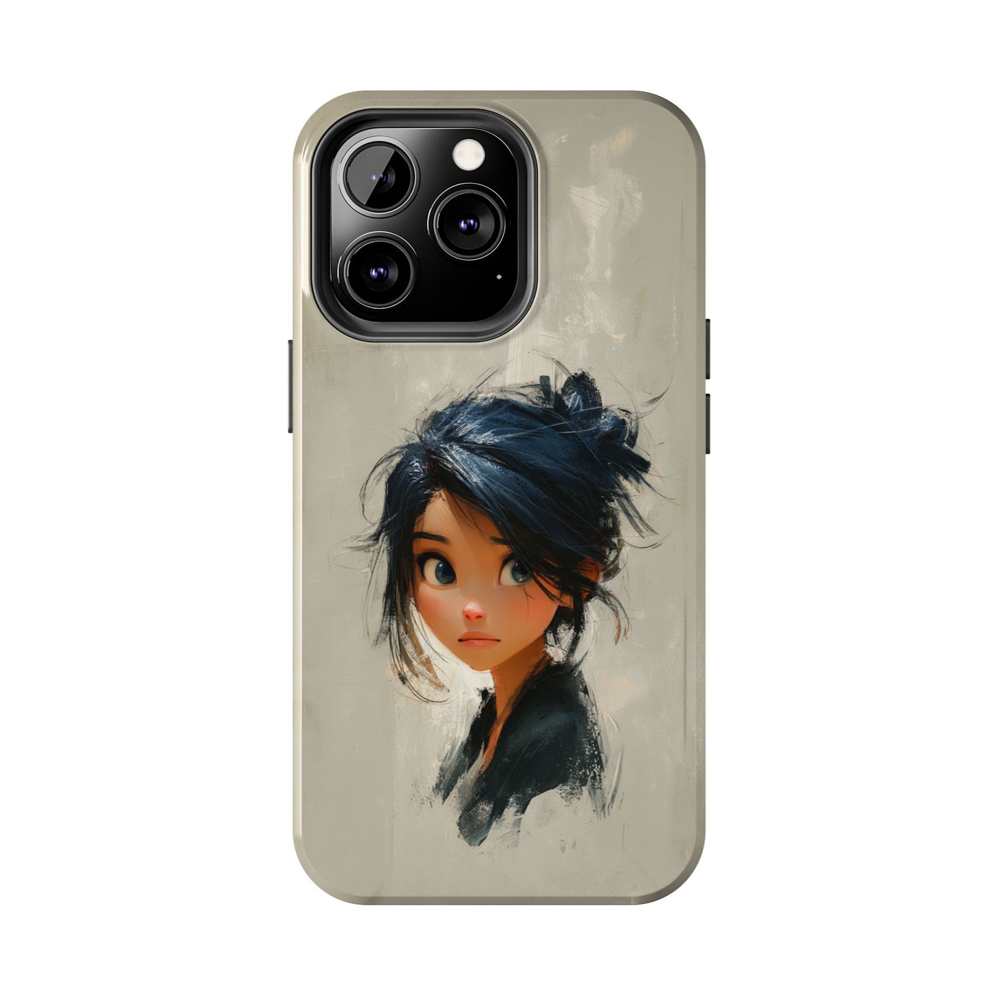 Artistic Tough Phone Case – Unique Portrait Design for Creatives