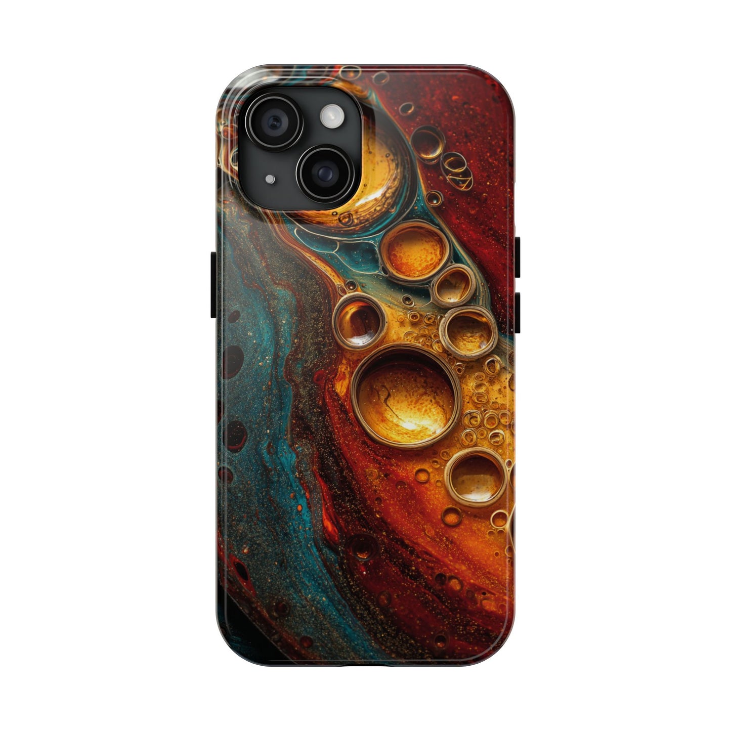 Abstract Art Tough Phone Case - Unique Colorful Design