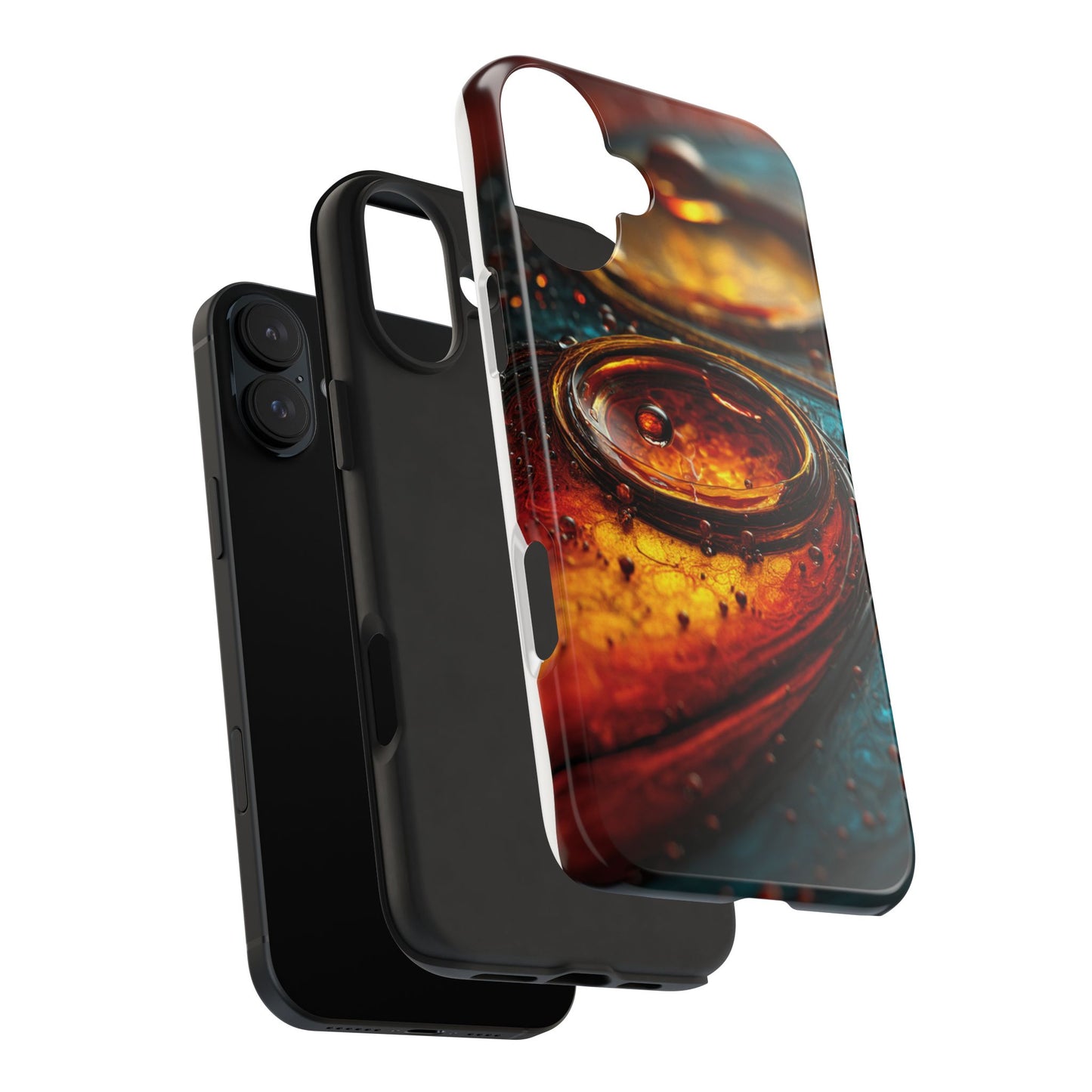 Artistic Tough Phone Case – Abstract Colorful Design for Unique Protection
