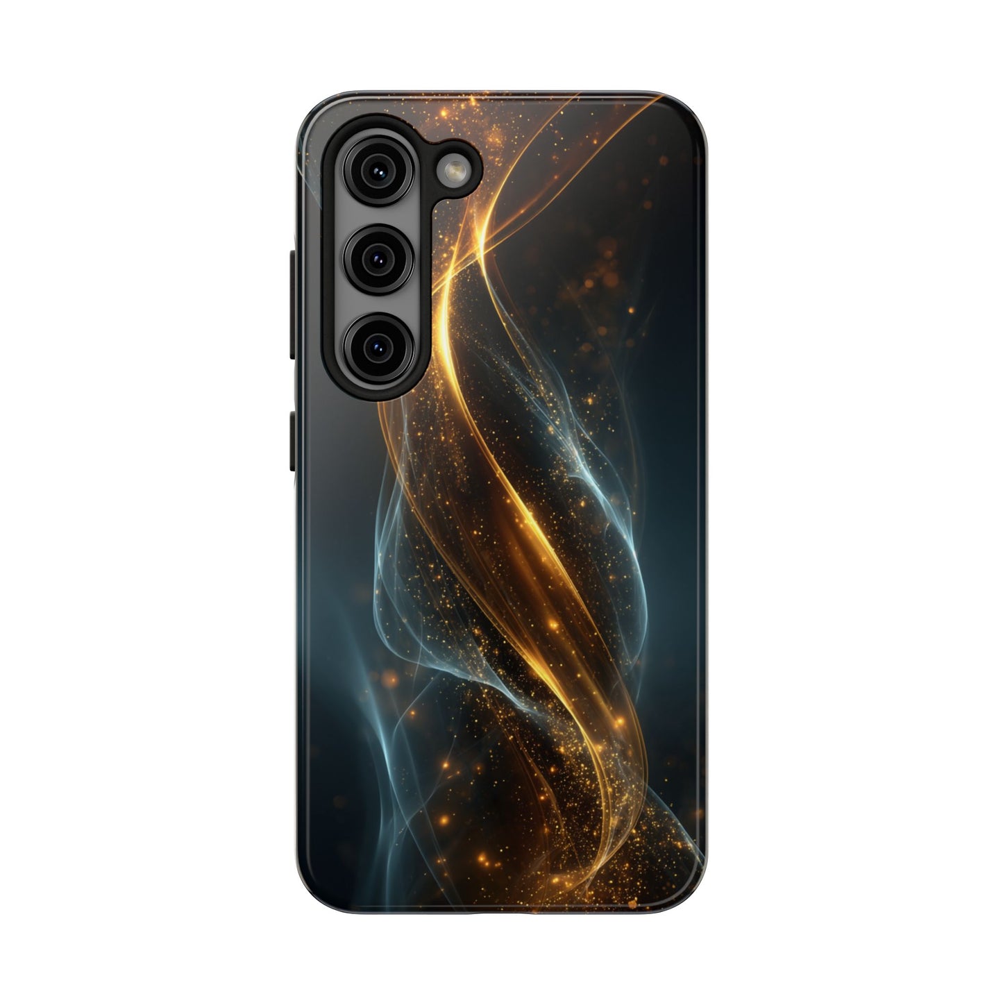 Stylish Tough Phone Case with Elegant Swirl Design